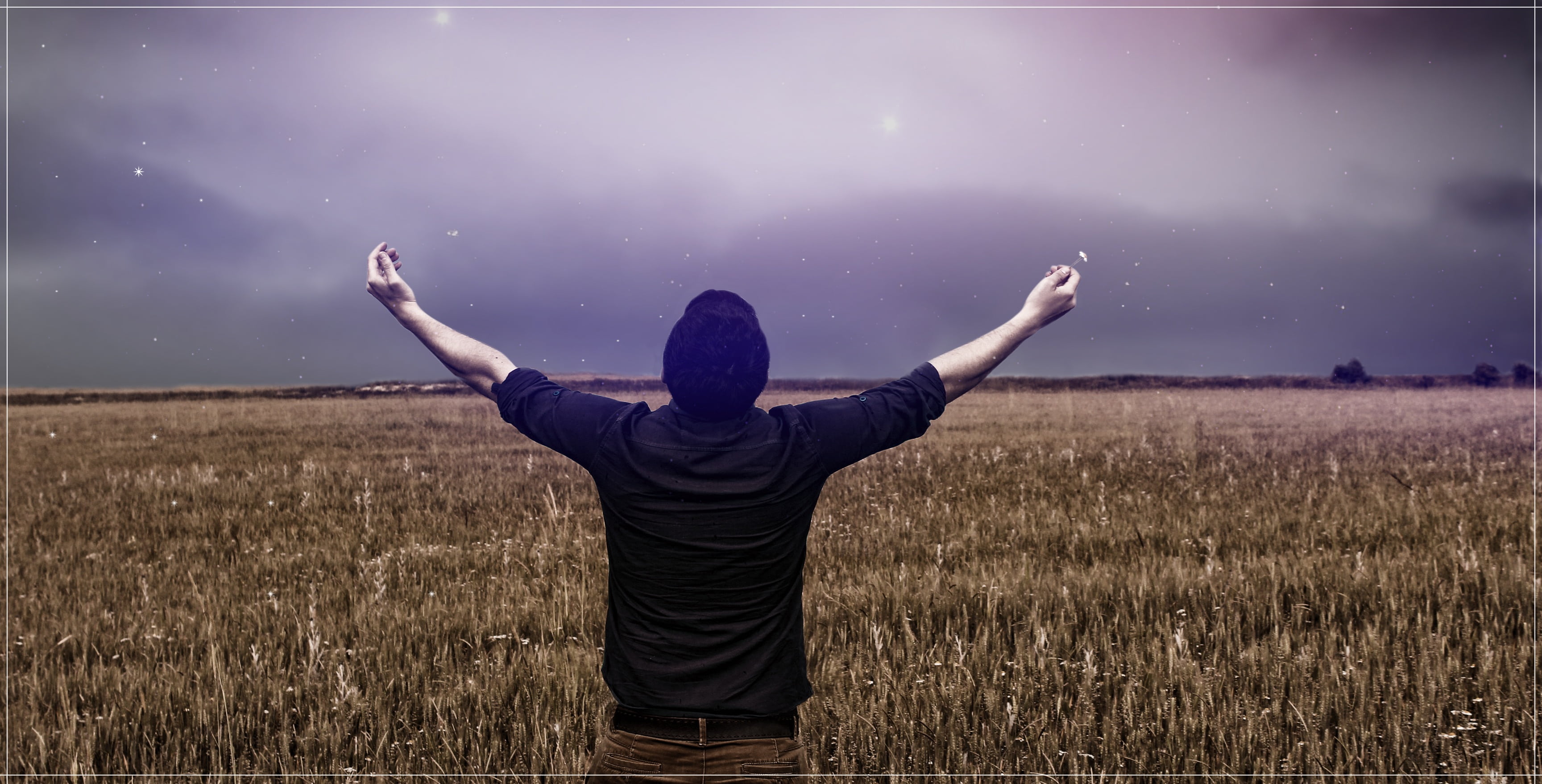 love, rear view, people, one Person, 2K, field, leaf, raising, star - space, outdoors, hürriyet, standing, arms raised, human arm, cloud, human body part, HD Wallpaper