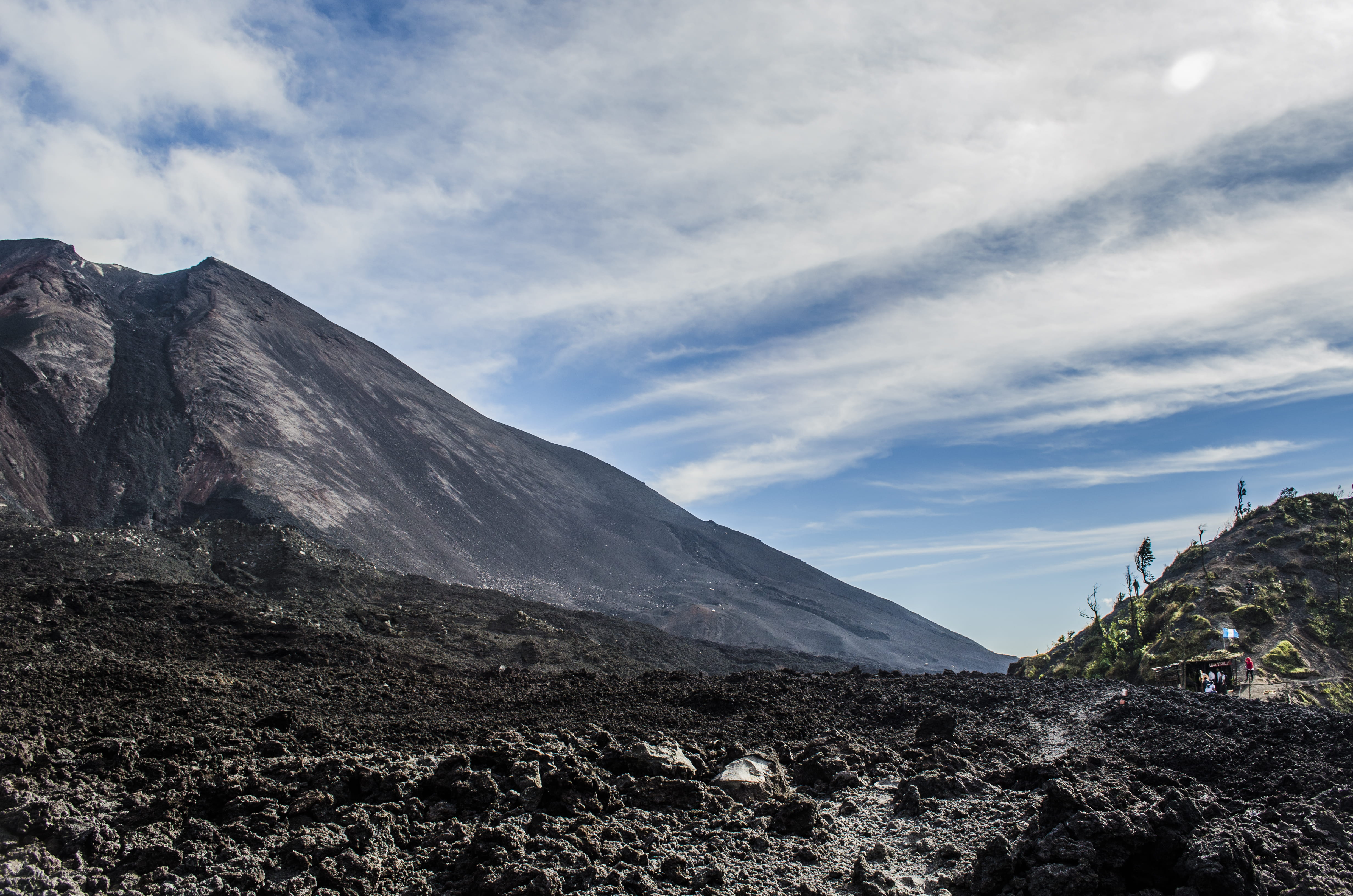 clouds, travel, friends, outdoors, trip, landscape, adventures, tree, volcano, people, mountain range, friends of a lifetime, volcán pacaya, 4K, physical geography, HD Wallpaper