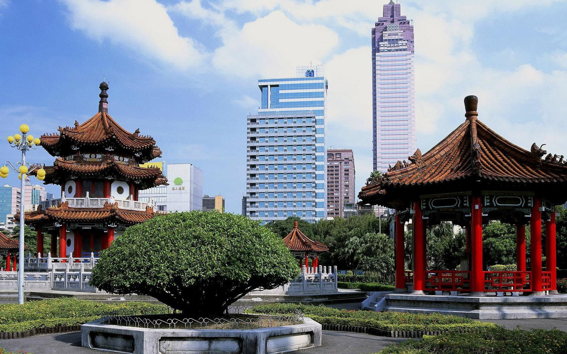 houses, 1920x1200, brown, china, 1080P, house, siheyuan, red, world, chinese, traditional, pagoda, HD Wallpaper