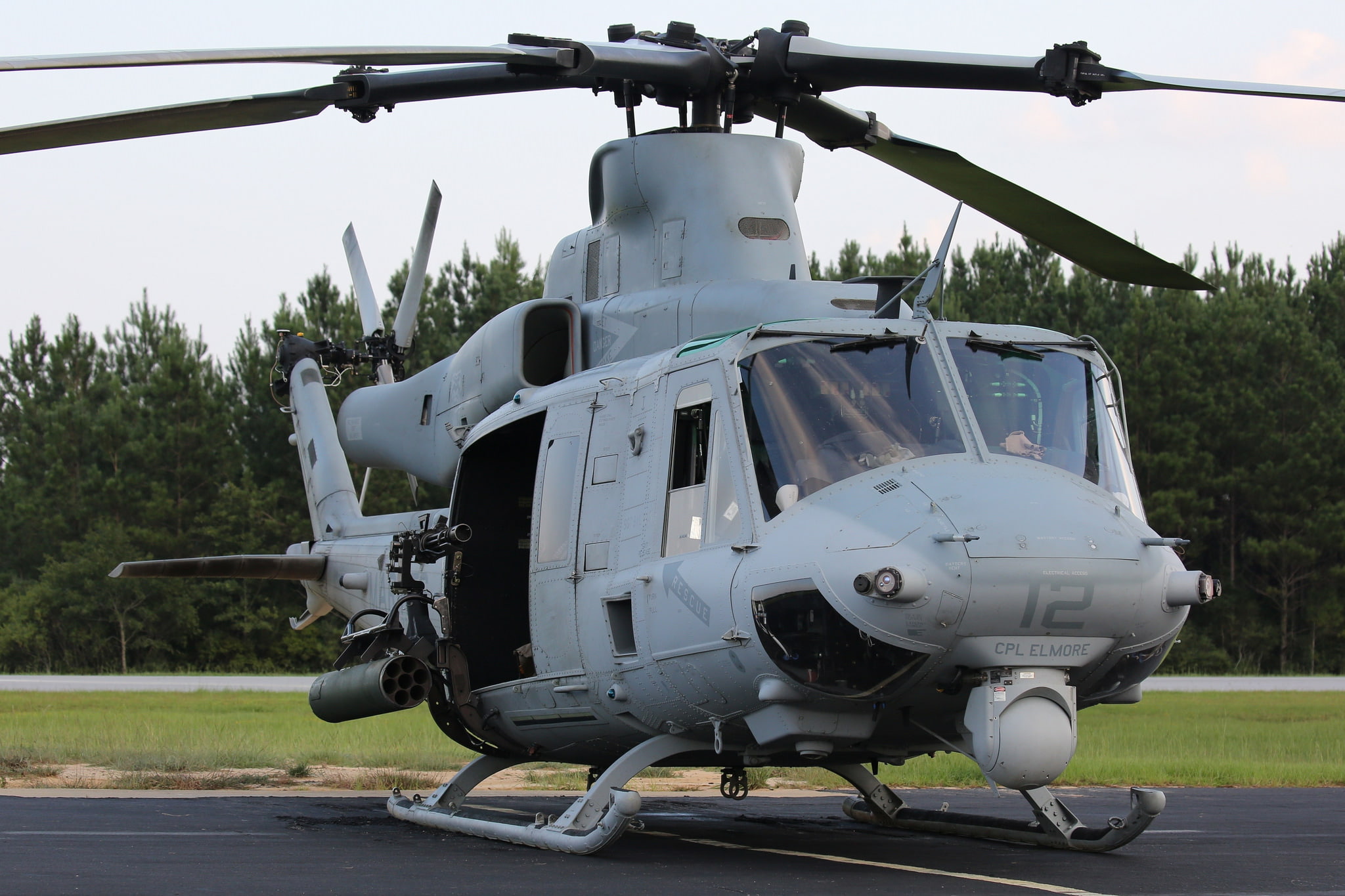 Bell UH-1Y, helicopter, multipurpose, 1080P, Venom, HD Wallpaper