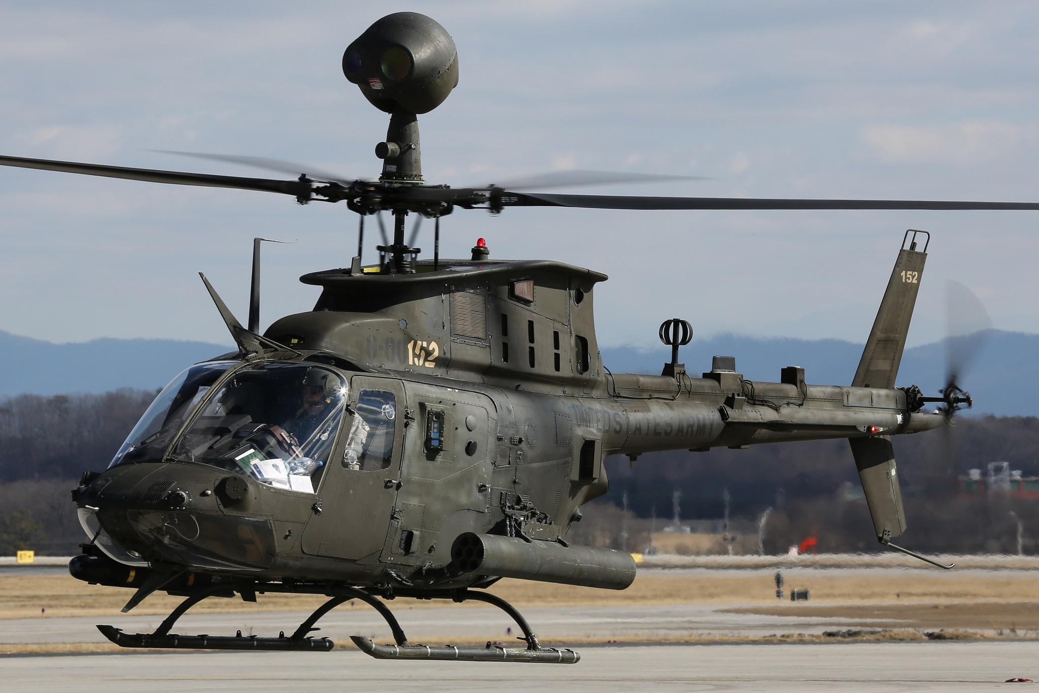 1080P, helicopter, Kiowa, OH-58, easy, multipurpose, Bell, American, HD Wallpaper