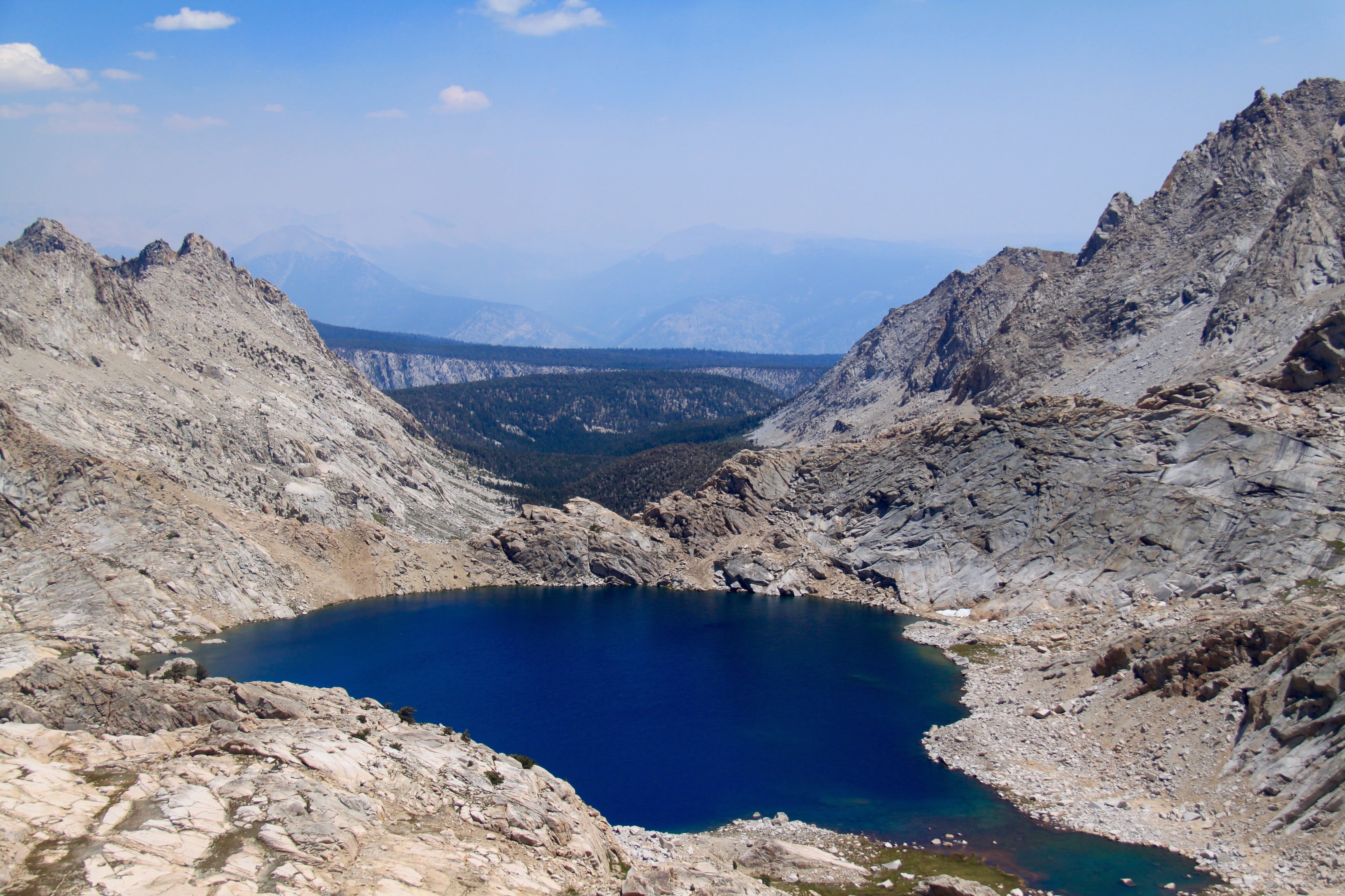 mountain, white, park, rock mountain, sequoia, 4K, body, lake, rock, blue, gray, surrounded, nature, Sequoia National Park, WOW, gray rock, blue sky, outdoors, HD Wallpaper