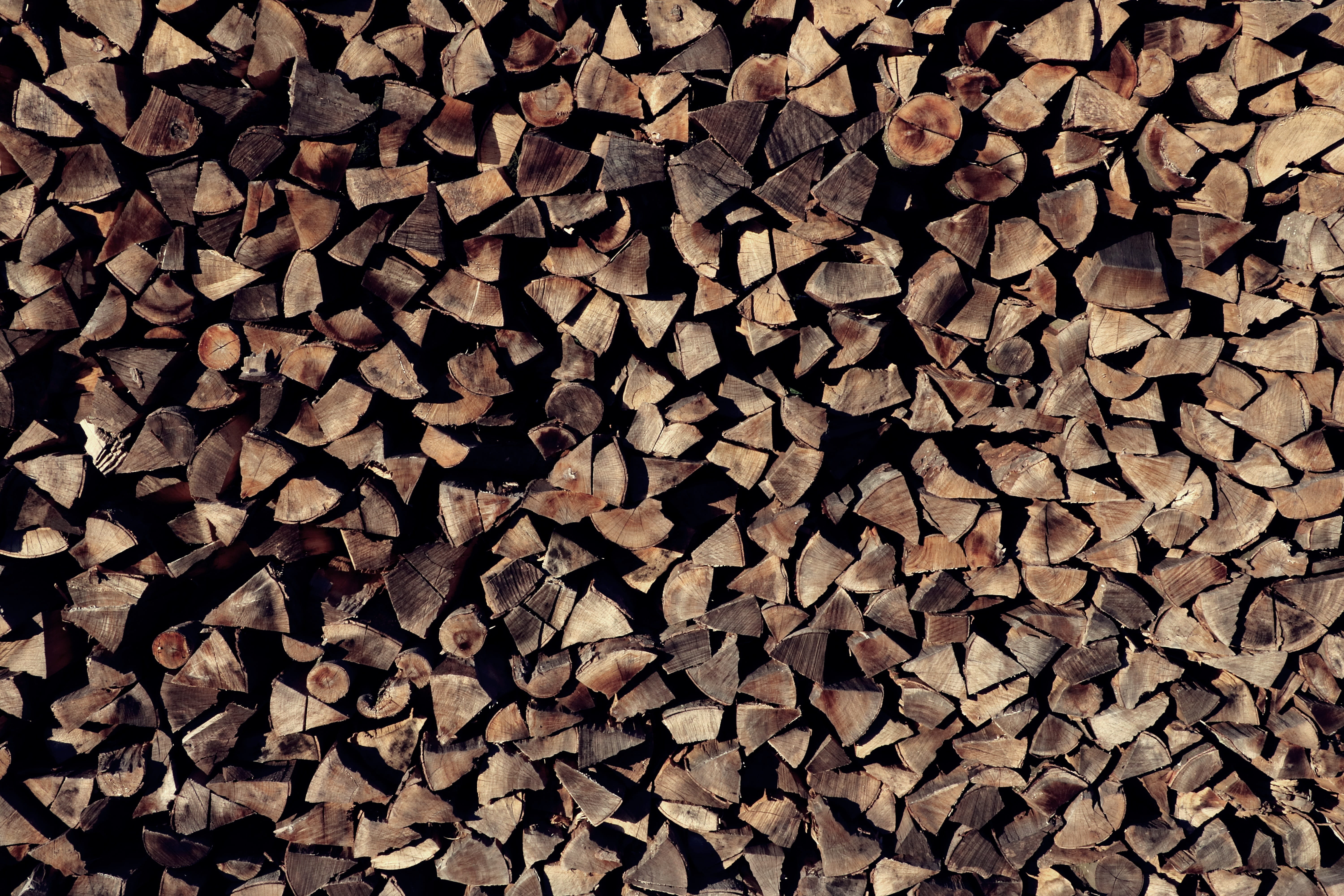 no people, textured, annual rings, texture, spiral, wood - material, woodpile, timber, light brown, backgrounds, large group of objects, corrugated board, HD Wallpaper
