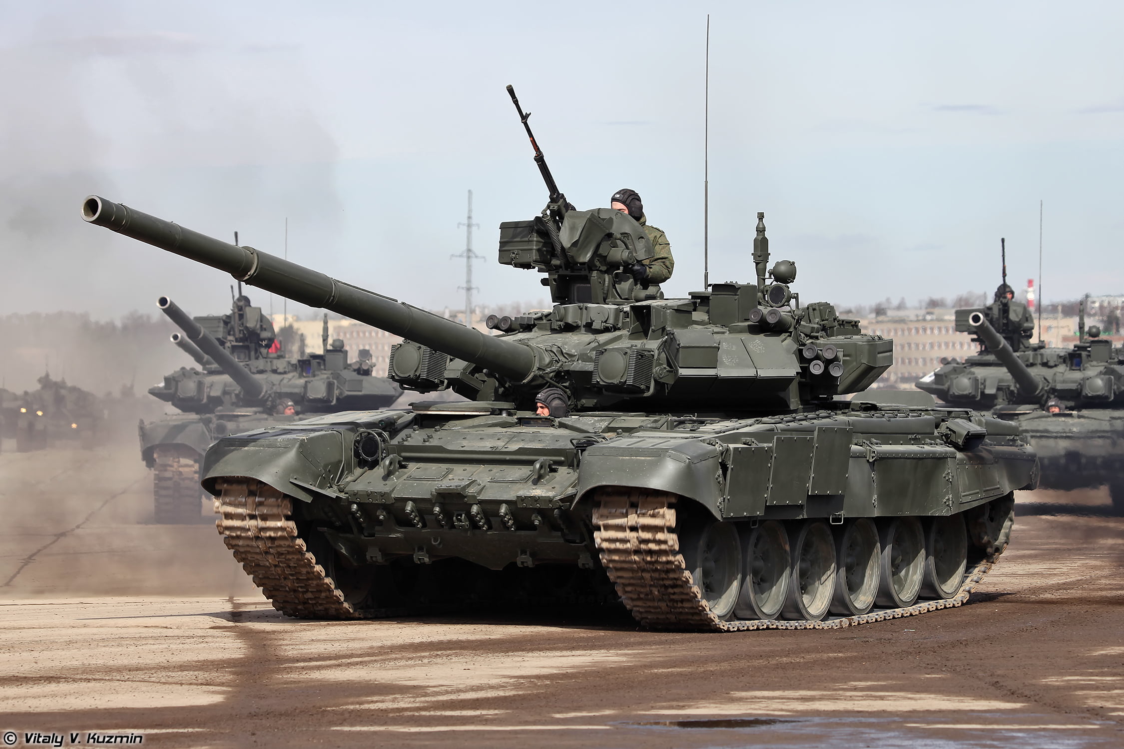 military, cannon, rack, machine gun, army soldier, gray, war, battle, weapon, russia, T-90, aggression, armored Tank, armed Forces, day, power, government, HD Wallpaper