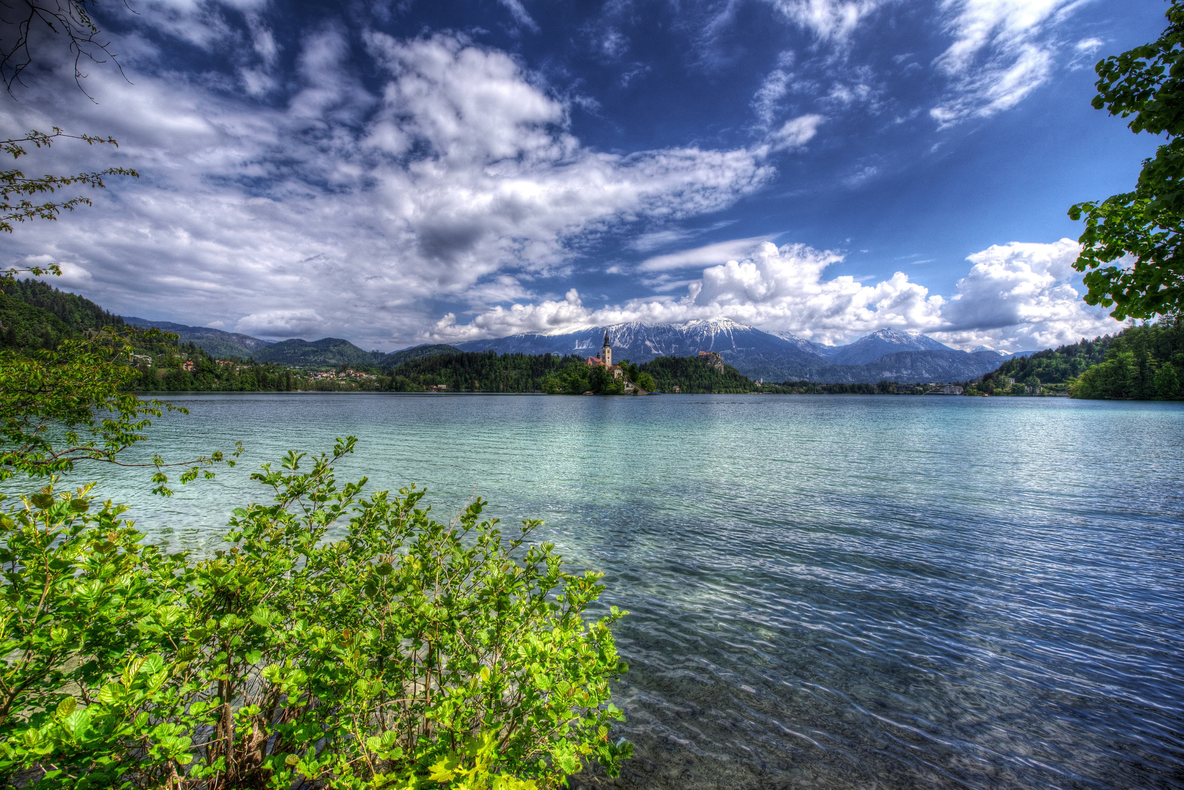 travel, nature, day, Church, sky, cloud - Sky, tranquil Scene, leaf, rock - Object, tree, scenics, river, vacations, mountain Range, shore, beauty In Nature, HD Wallpaper