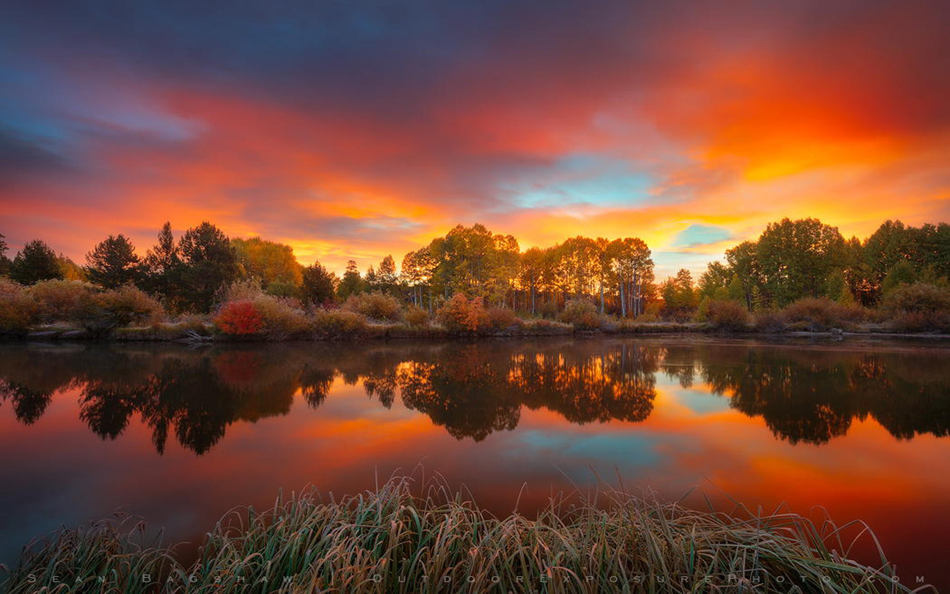 sky, main, sunrise, hd, desktop, river, oregon, deschutes, autumn, columbia, tributary, 1080P, HD Wallpaper