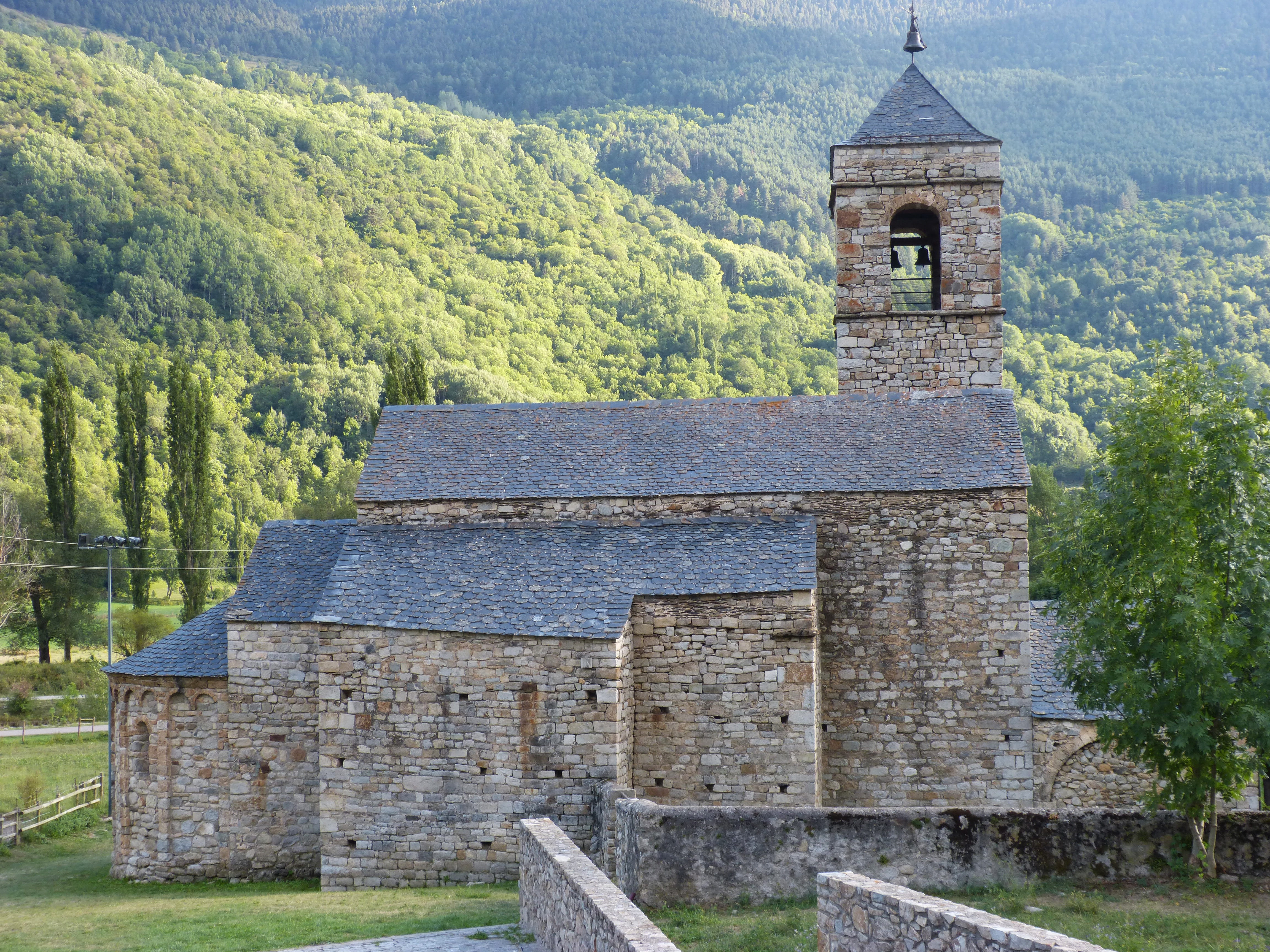 religion, the past, belief, spirituality, sant feliu de barruera, church, architecture, no people, mountain, landscape, nature, 4K, outdoors, heritage, HD Wallpaper