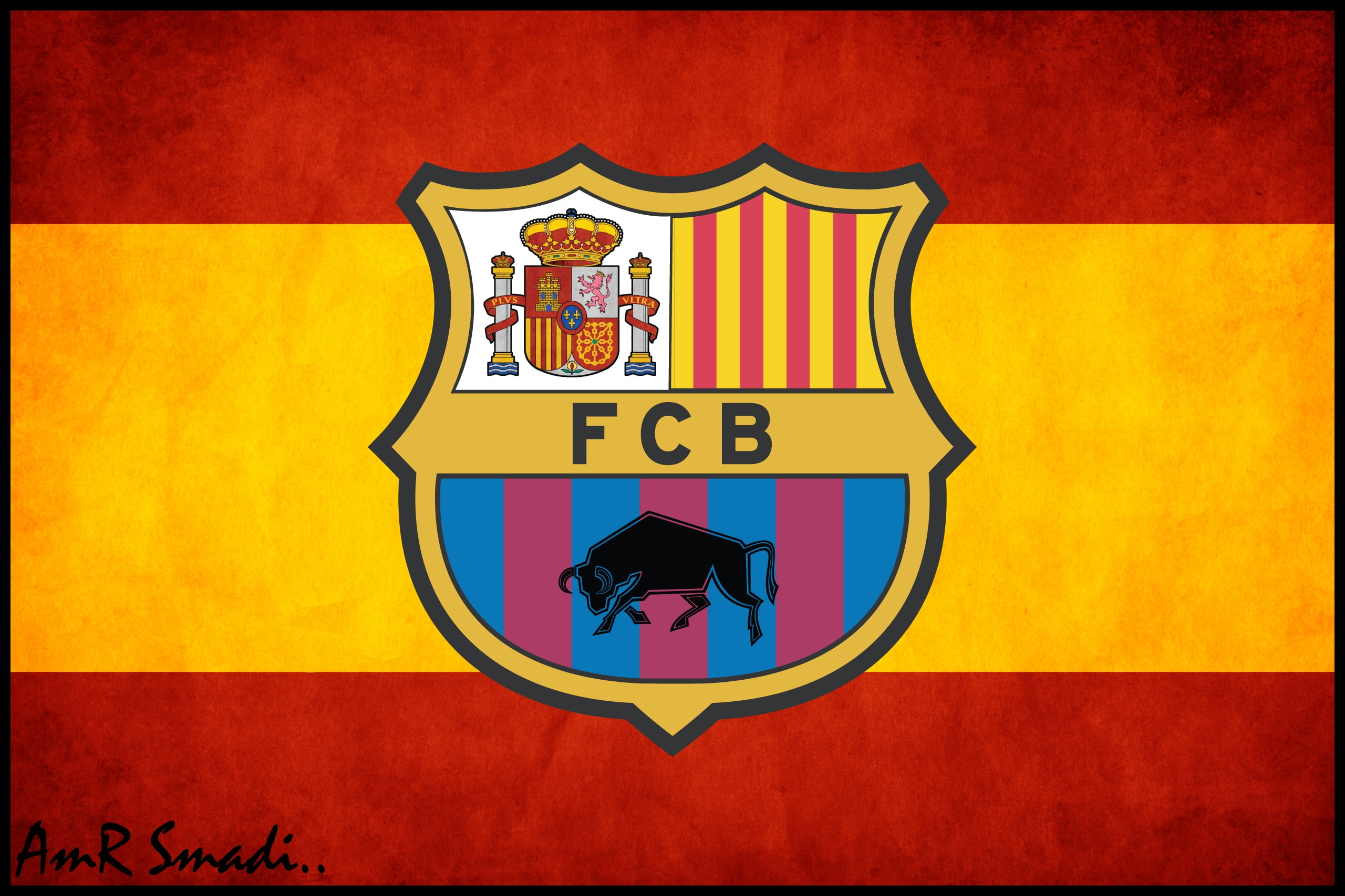Barcelona, 2K, spain, sports, hd, catalunya, x, soccer, football, spanish, art, flags, HD Wallpaper