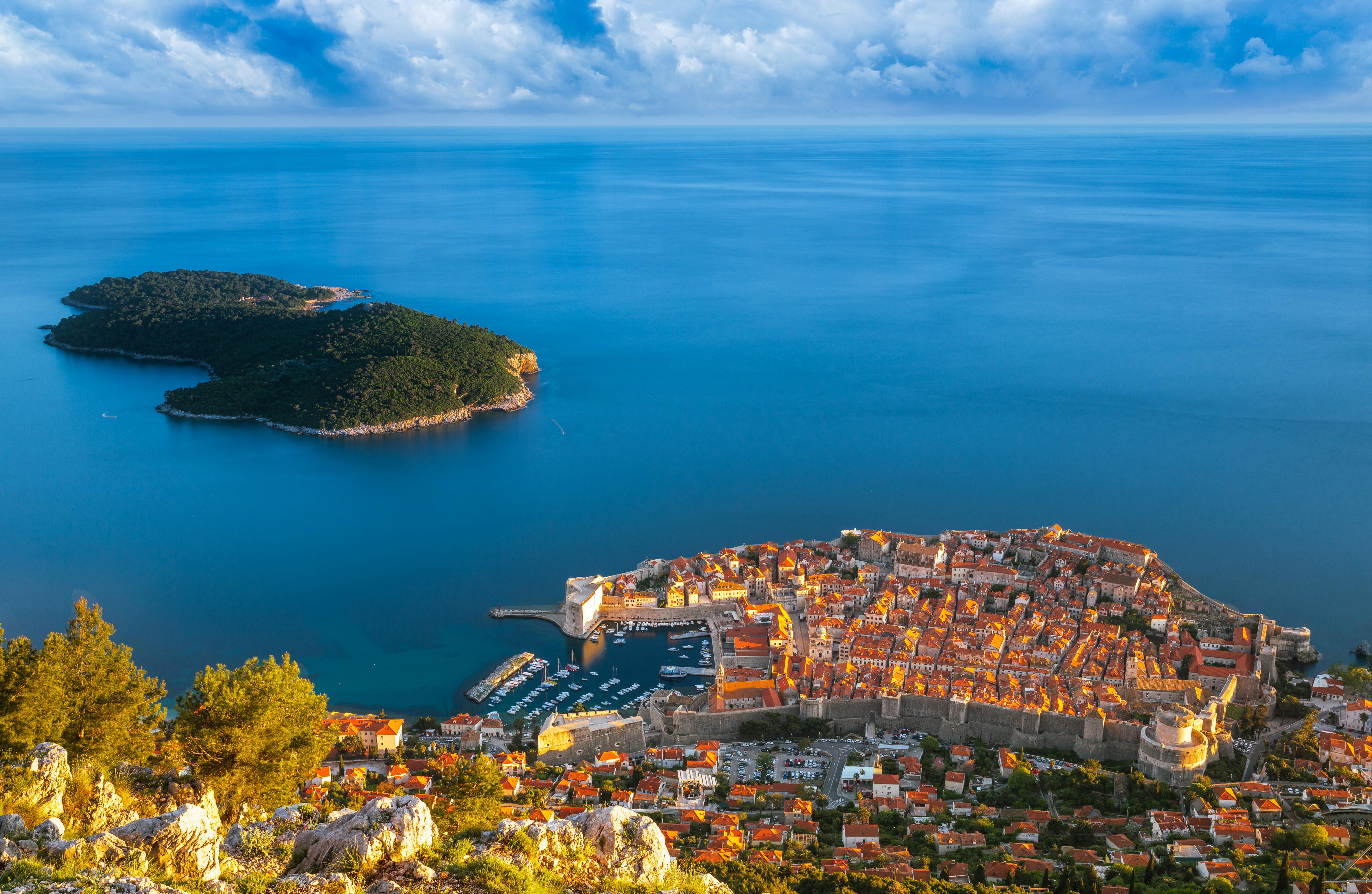 5K, Dubrovnik, island, Croatia, sea, HD Wallpaper