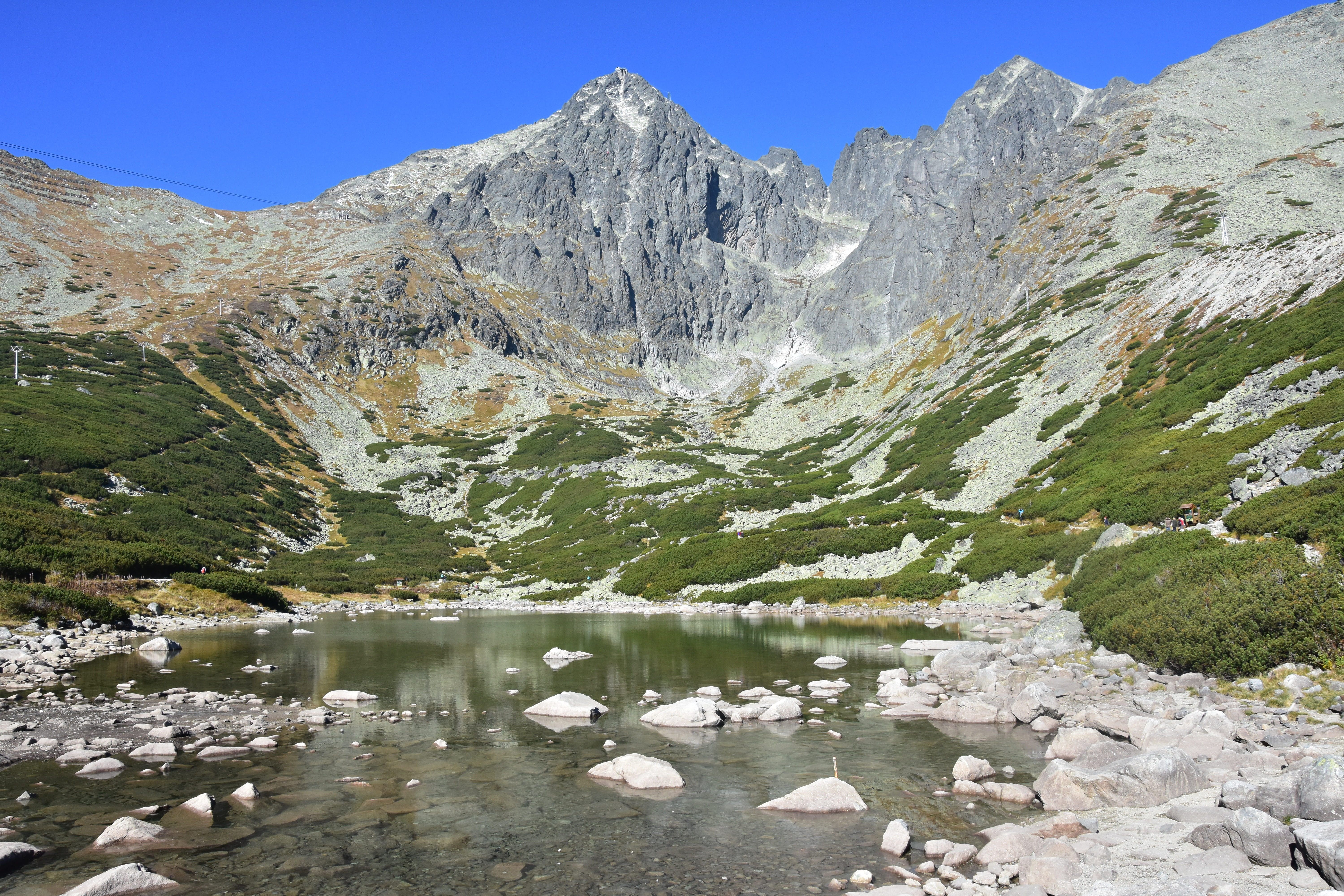 scenics - nature, high tatras, formation, tranquil scene, non-urban scene, outdoors, reflection, beauty in nature, no people, tranquility, lomnický štít, HD Wallpaper