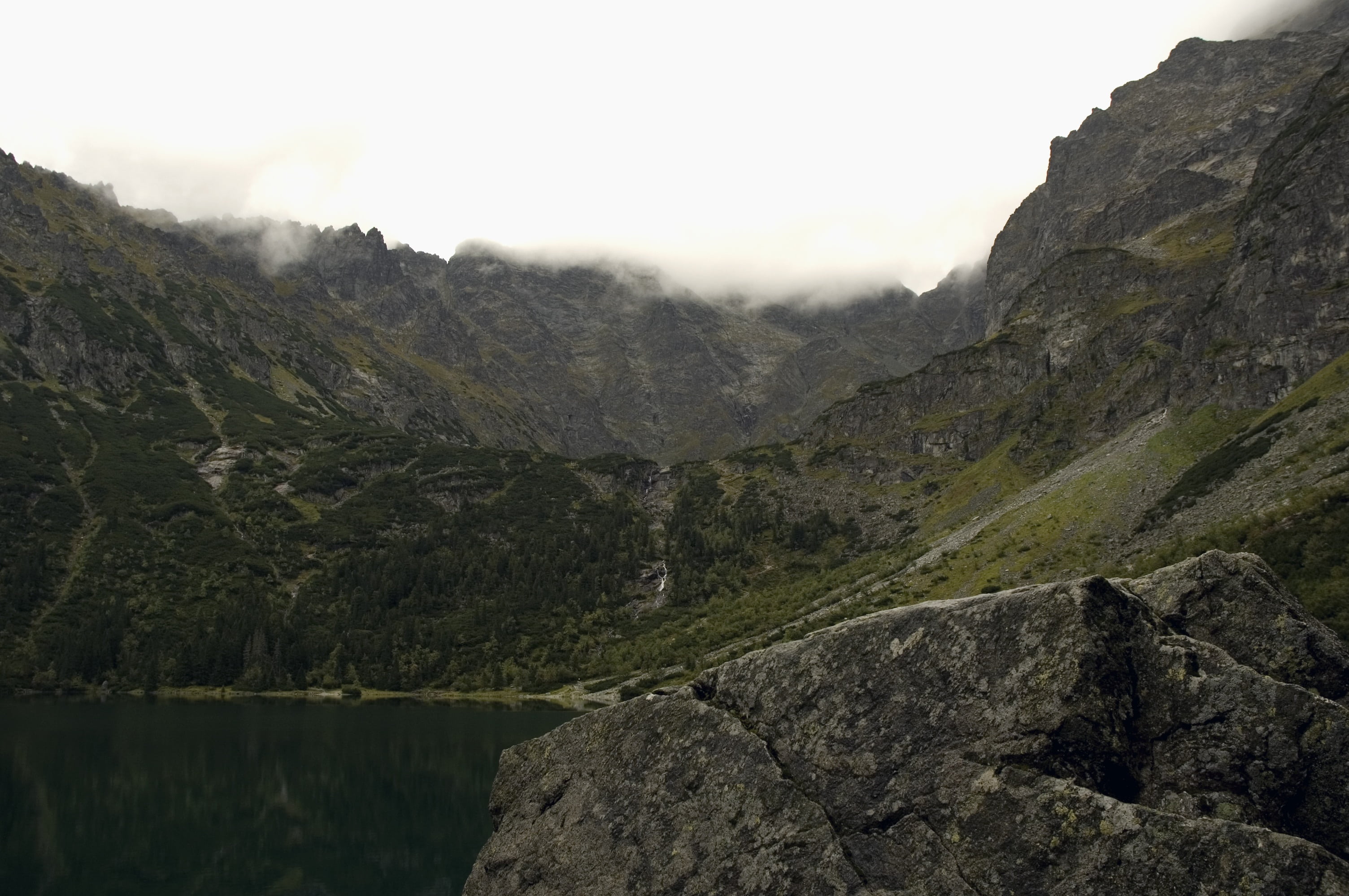 rock - Object, tranquil scene, no people, adventure, outdoors, water, solid, 2K, formation, day, holiday, mountain, environment, non-urban scene, poland, HD Wallpaper