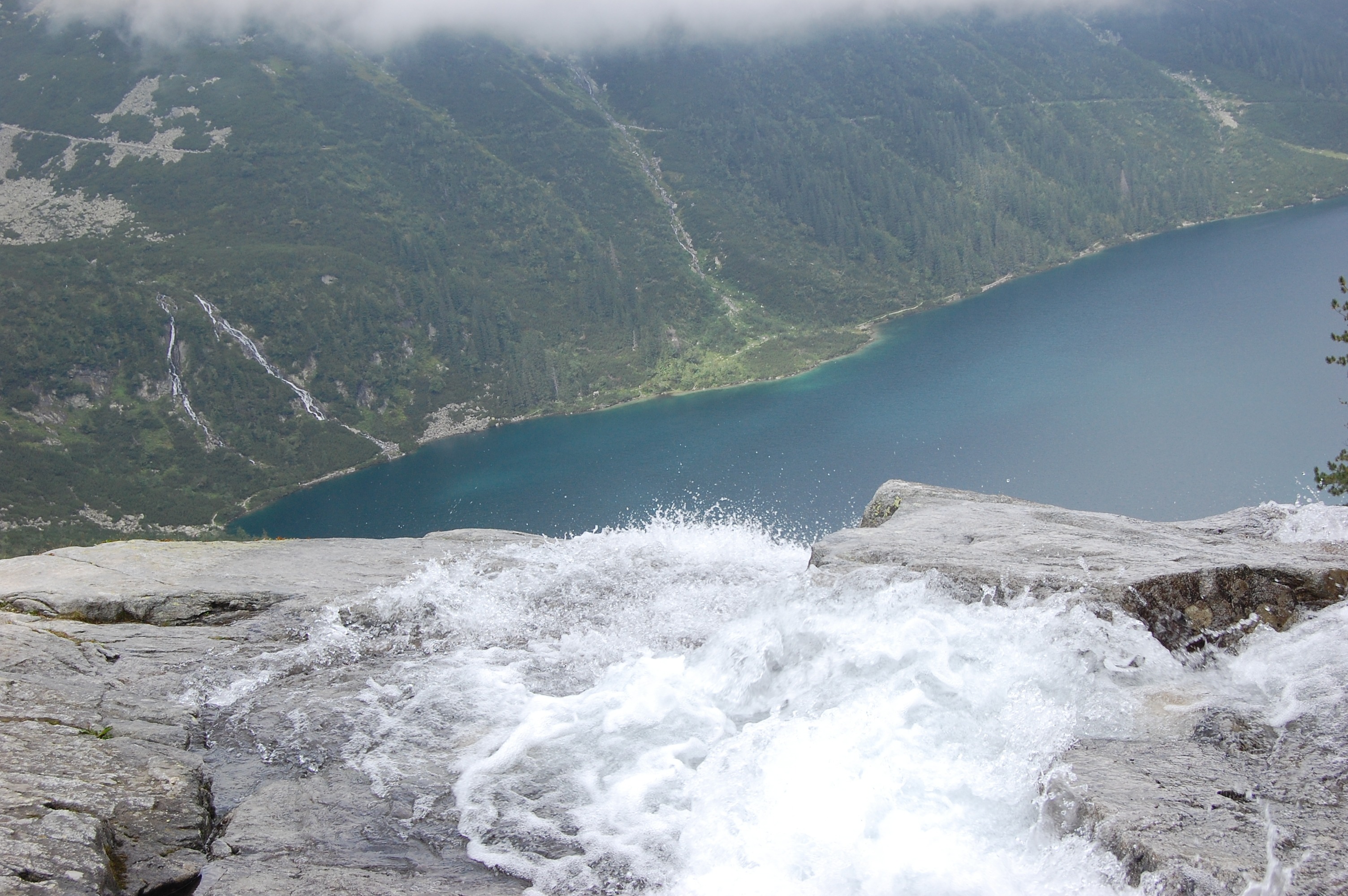 poland, 2K, top view, outdoors, solid, tatry, land, water, scenics - nature, mountain, motion, non-urban scene, sport, rock, beauty in nature, landscape, HD Wallpaper