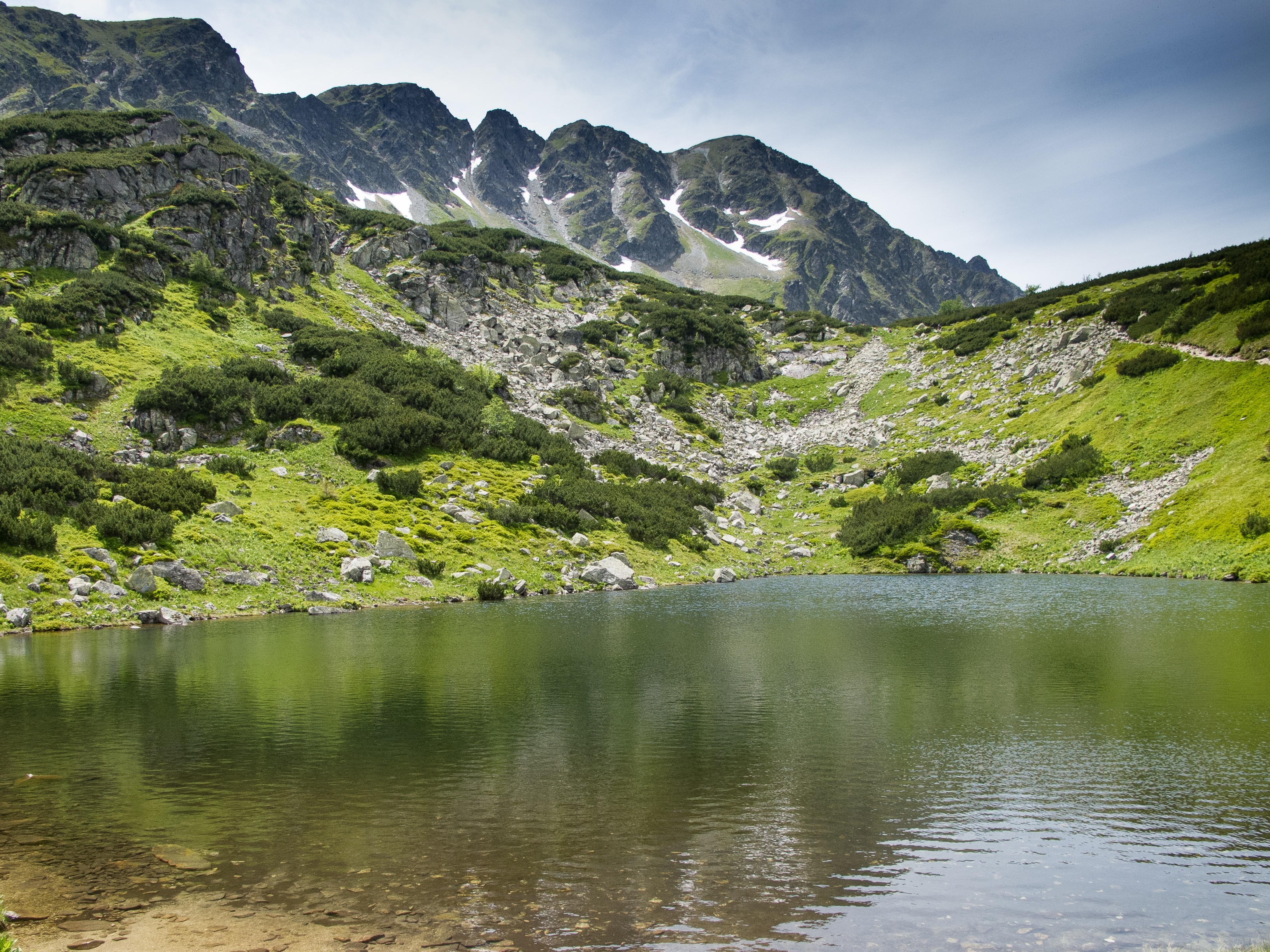 beauty in nature, outdoors, scenics - nature, landscape, europe, nature, non-urban scene, tranquility, 2K, coniferous tree, green color, lake, plant, no people, HD Wallpaper