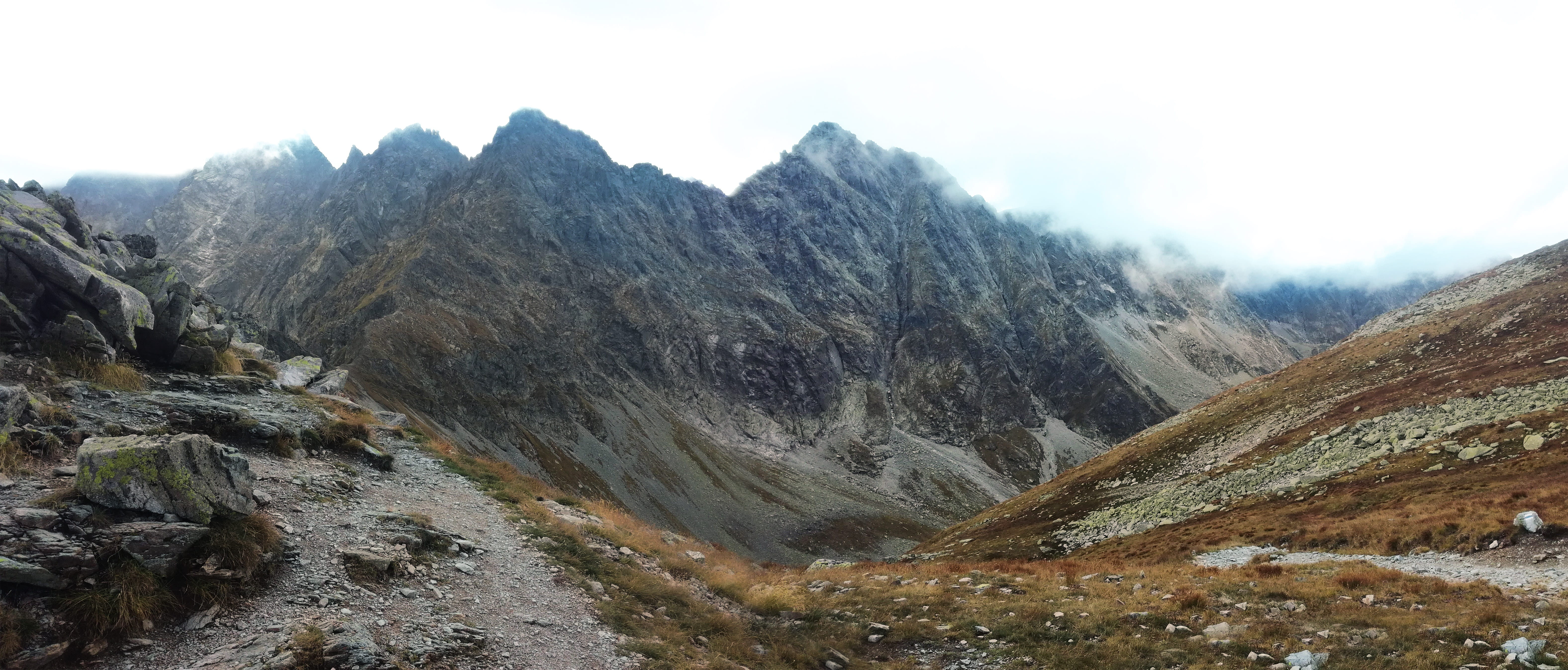 lake, 5K, mountain range, panorama, non-urban scene, travel, rock - object, rocks, outdoors, slovakia, sky, land, day, pleso, slovak republic, landscape, HD Wallpaper