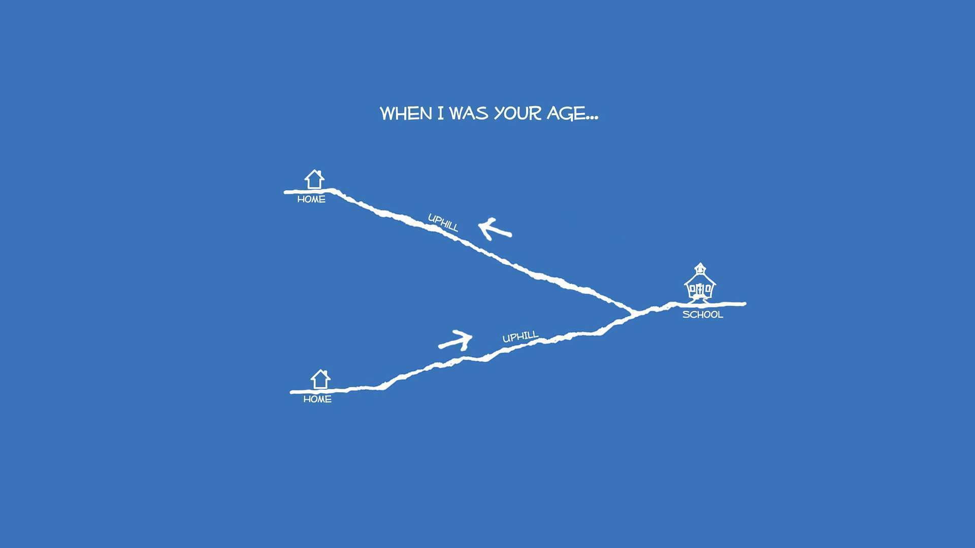 home, 1080P, age, uphill, poster, old, hd, your age, drawing, HD Wallpaper