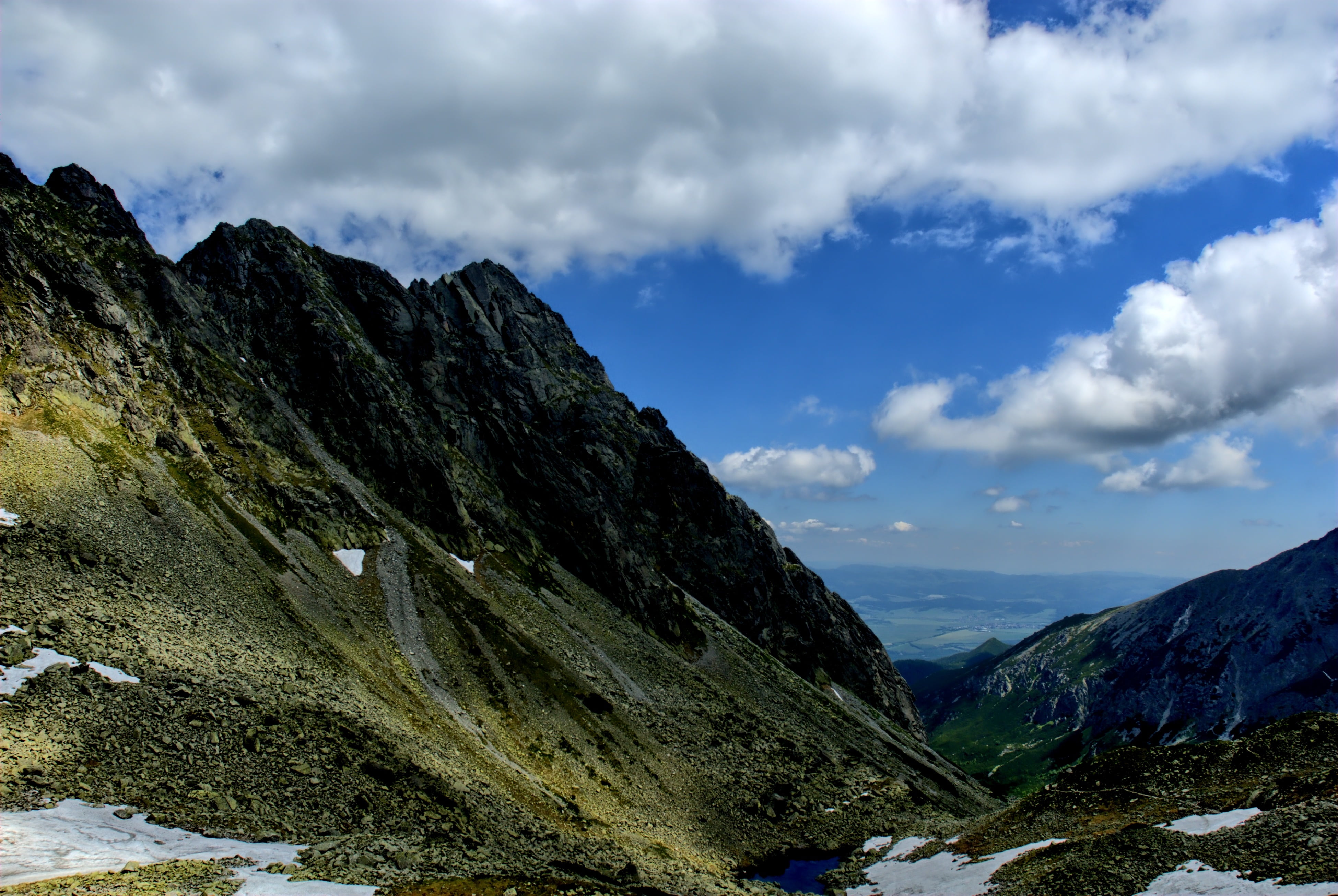 tatry, mountain range, mountains, mountain, top view, cloud - sky, mountain Peak, outdoors, 4K, day, environment, idyllic, slovakia, lamb summit, no people, HD Wallpaper