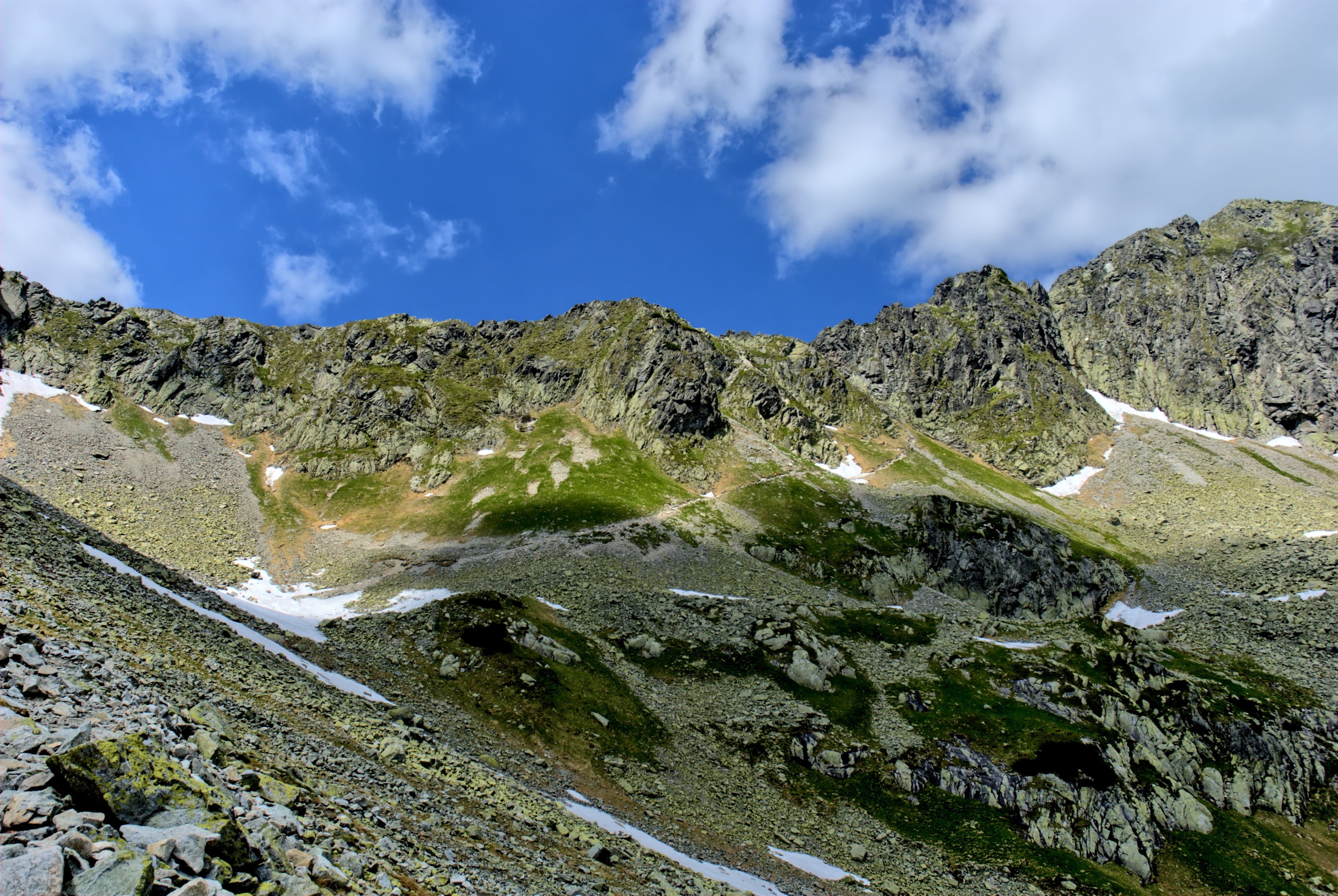 4K, landscape, cloud - sky, water, mountain range, mountains, no people, environment, nature, sky, day, plant, summer, lamb summit, scenics, rock - Object, HD Wallpaper
