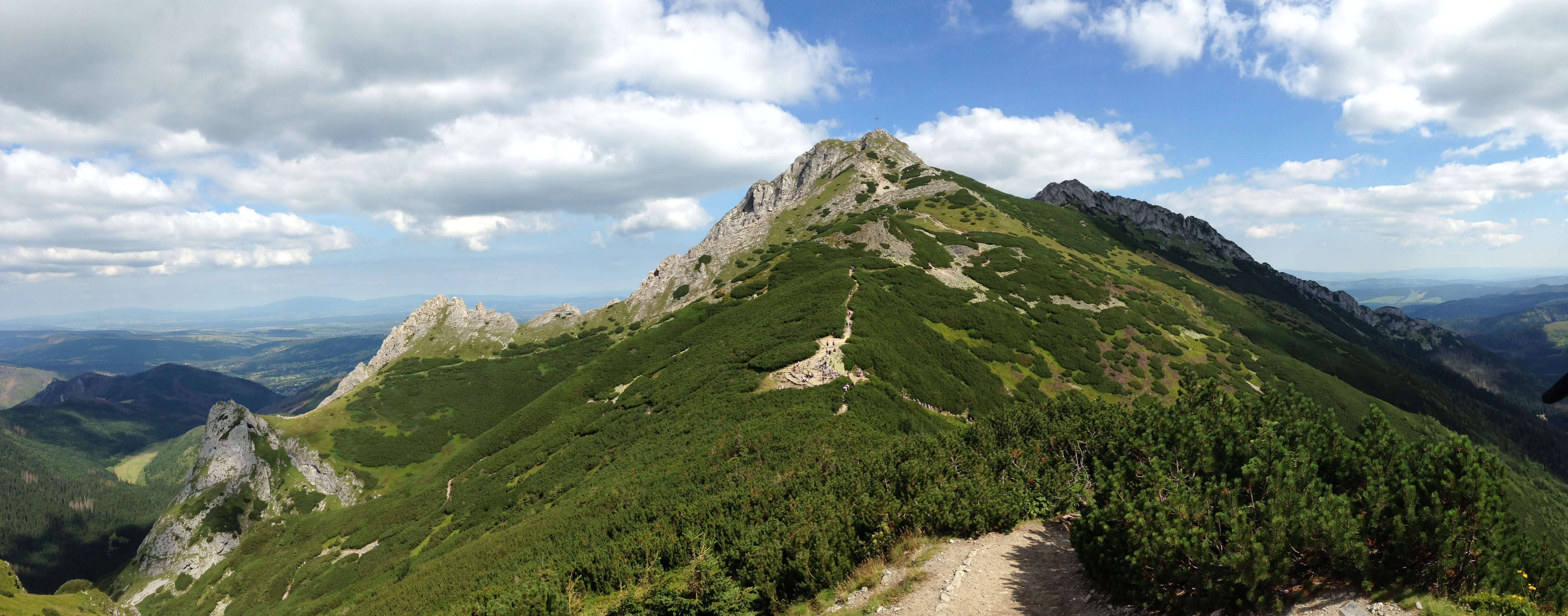 scenics - nature, nature, tranquil scene, plant, land, grass, the high tatras, sky, panorama, mountains, landscape, tranquility, environment, beauty in nature, HD Wallpaper