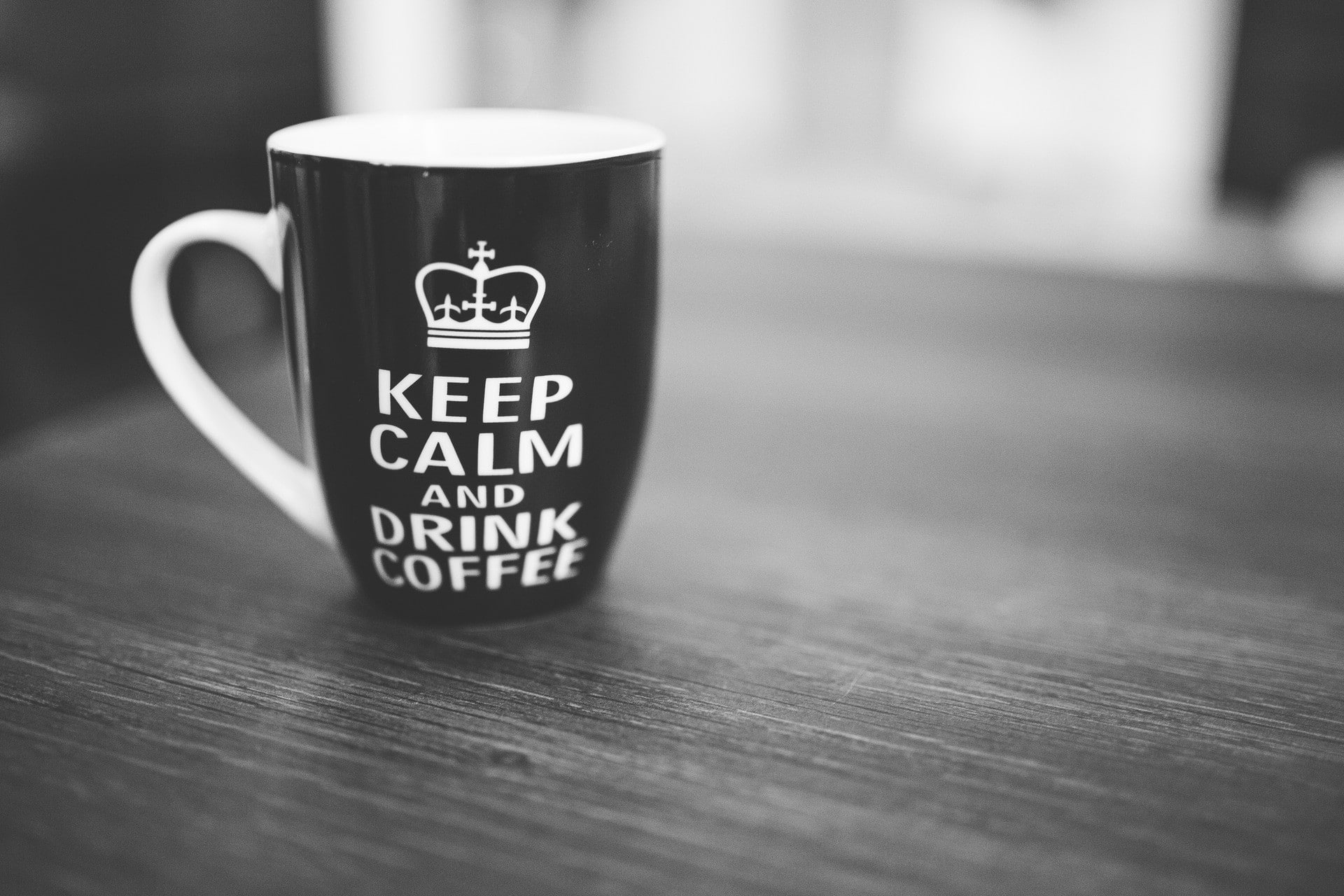 1080P, black, drink, Keep Calm and..., coffee, HD Wallpaper