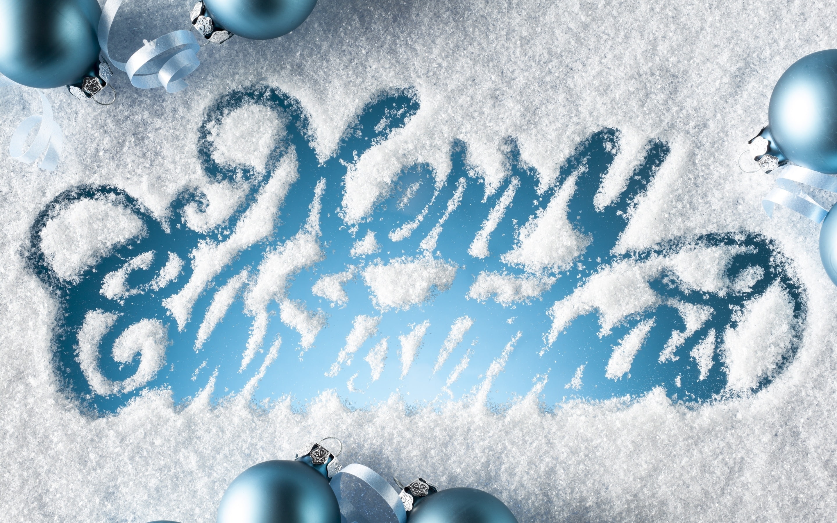 christmas, merry, snow, 2K, background, everyone, HD Wallpaper