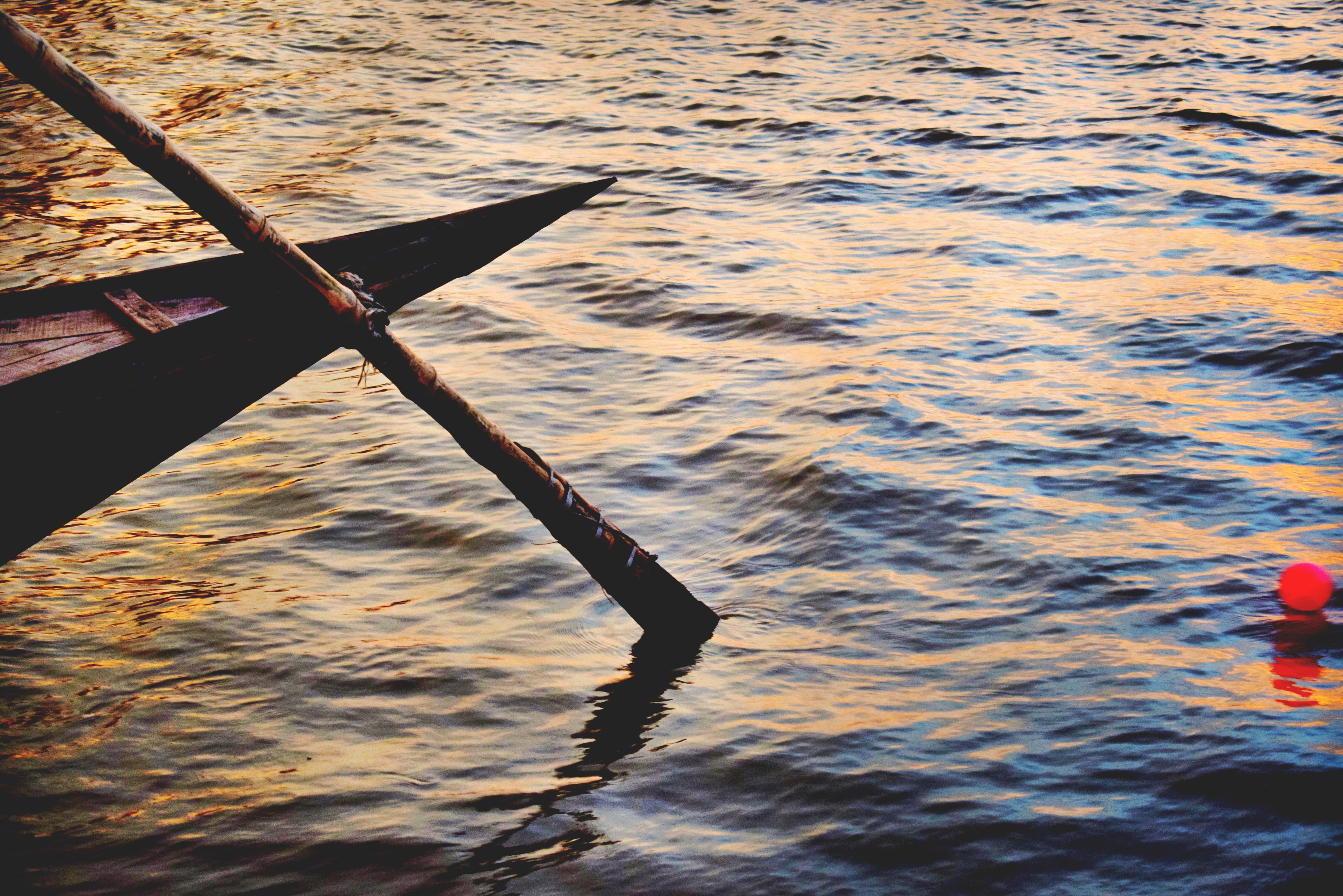 watercraft, day, wood, brown, sunset, reflection, travel, river, leisure, high, beauty in nature, sea, nature, action, mode of transportation, vehicle, HD Wallpaper