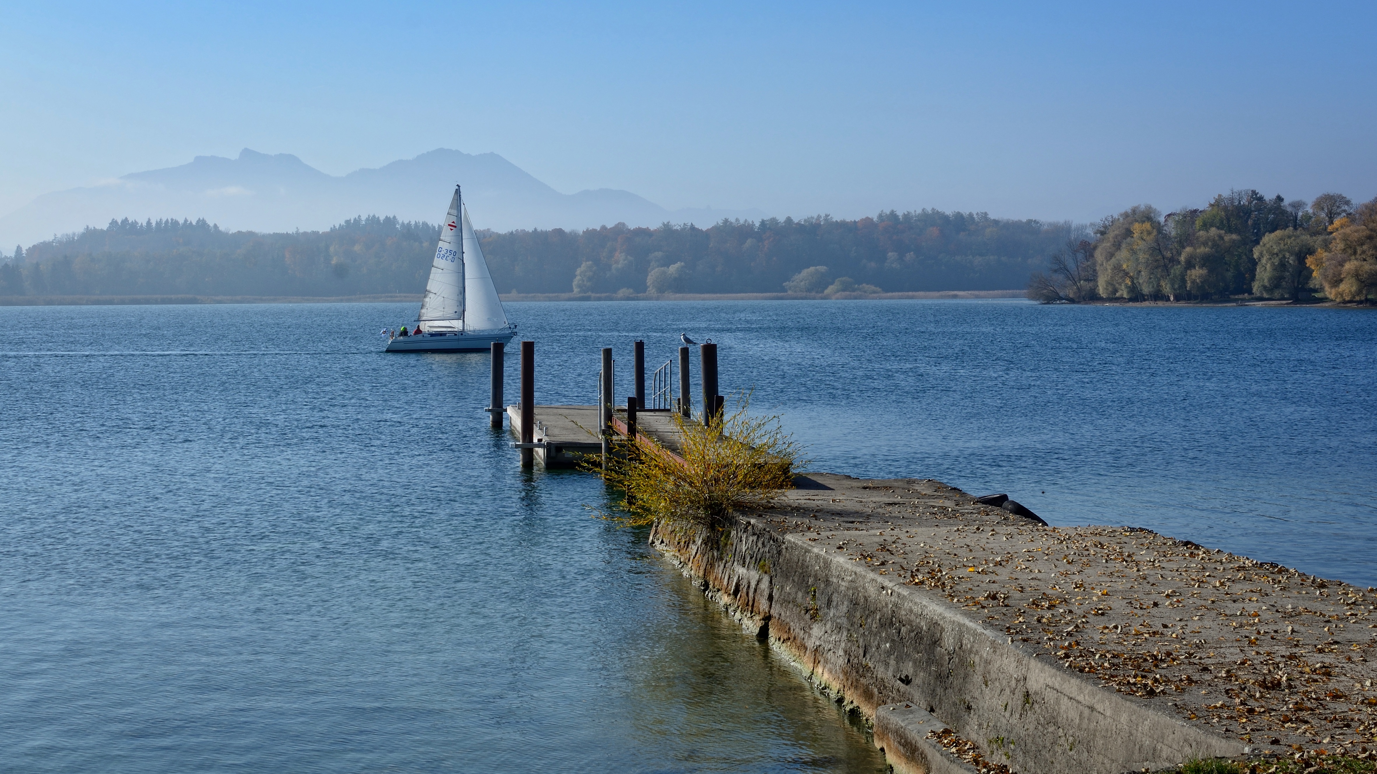 horizon, travel destinations, relax, recovery, distant view, peaceful, blue, day, mood, landscape, built structure, wooden post, religion, sea, building exterior, HD Wallpaper