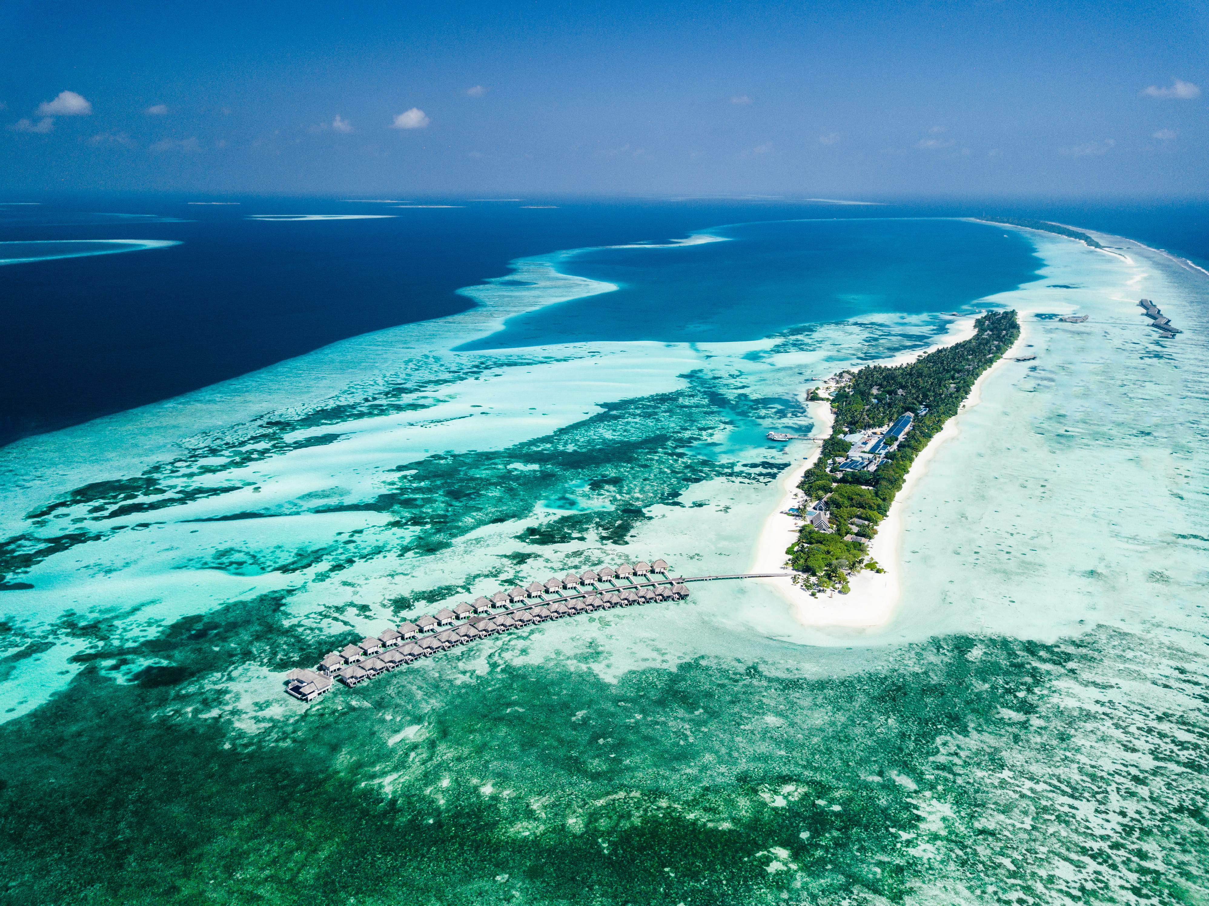 blue, coast, water, sea, maldives, scenery, eye, aquatic sport, nature, land, areal, swimming pool, day, travel destinations, landscape, s, lake, scenics - nature, HD Wallpaper
