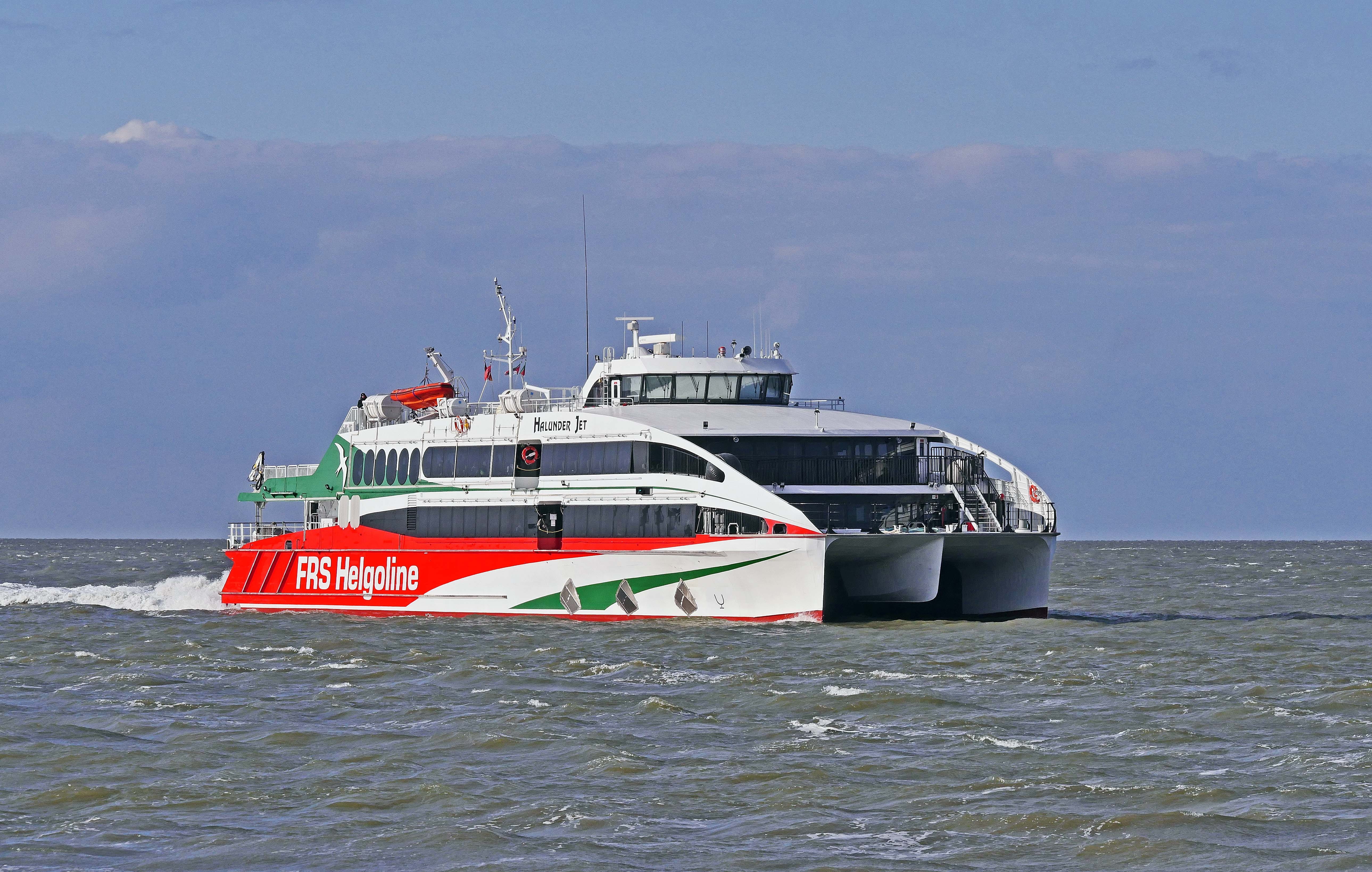 no people, north sea, current, helgoland ferry, nature, travel, nautical vessel, sailing, water, shipping, day, transportation, double-hull, sea, wave, HD Wallpaper