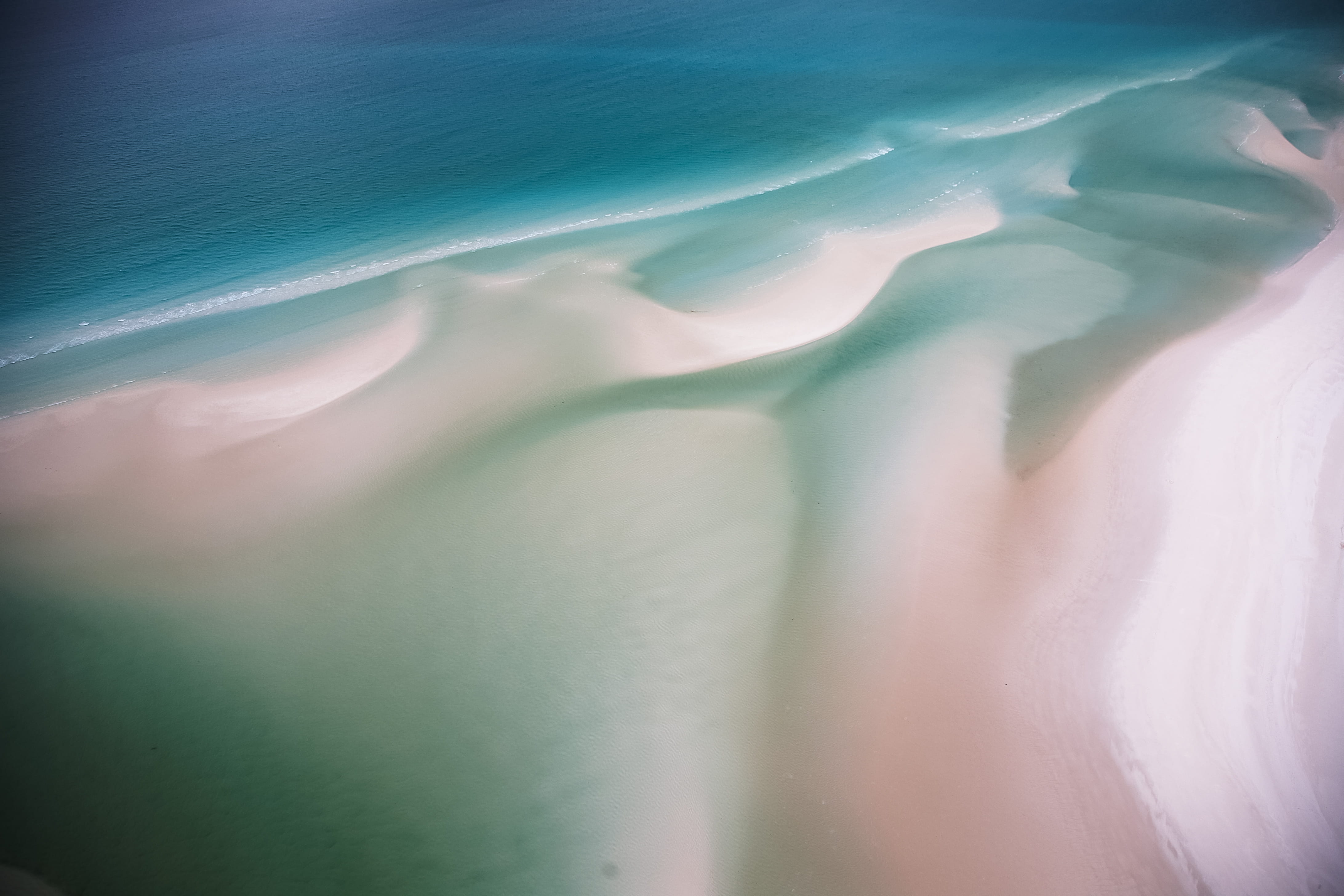 blue, nature, sea, scenics - nature, aerial, glacier, flowing water, outdoors, people, tranquility, landscape, mountain, aerial view, beach, human body part, HD Wallpaper