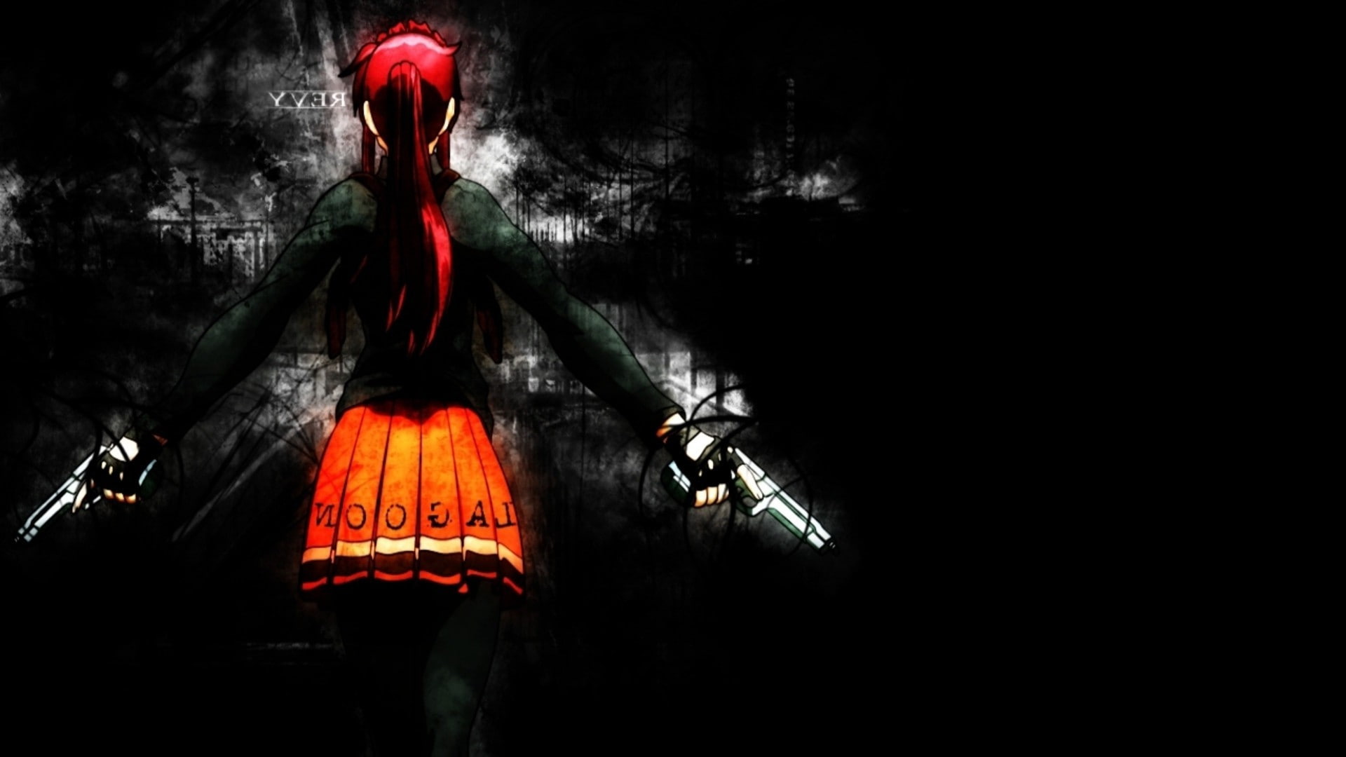 Black Lagoon, Revy, 1080P, Anime Girls, HD Wallpaper