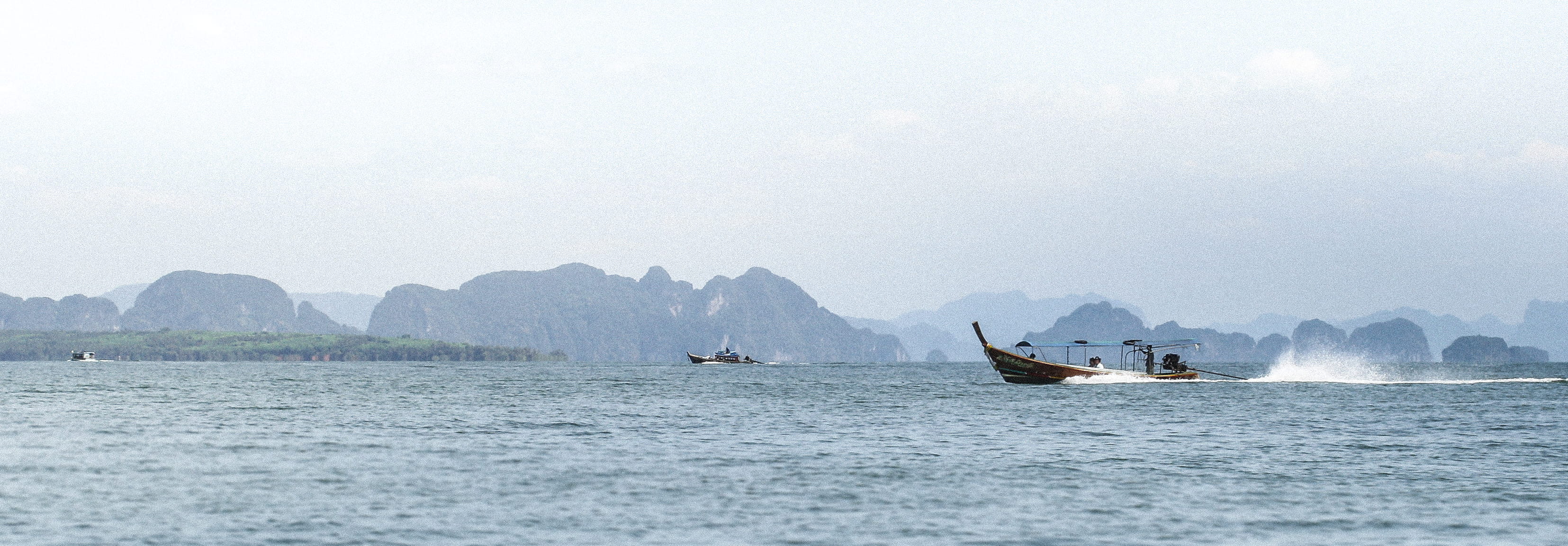 animal, summer, asia, animal themes, travel, sailboat, nature, sailing, tranquility, transportation, water, boat, nautical vessel, long-tail boat, land, HD Wallpaper
