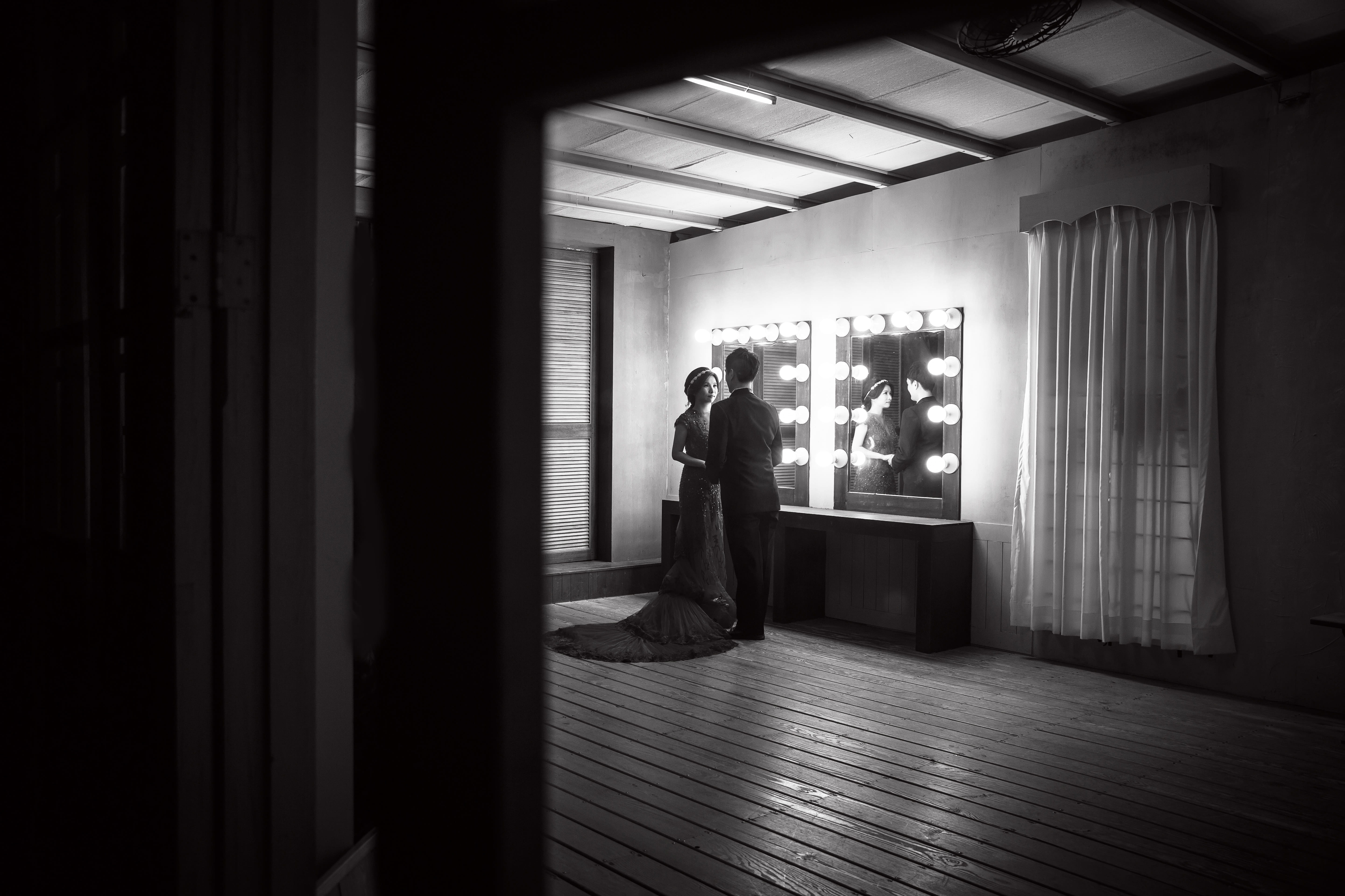 real people, business, grayscale, day, domestic room, one person, dresser, photo, men, wood flooring, sunlight, mirror, well-dressed, illuminated, front, HD Wallpaper