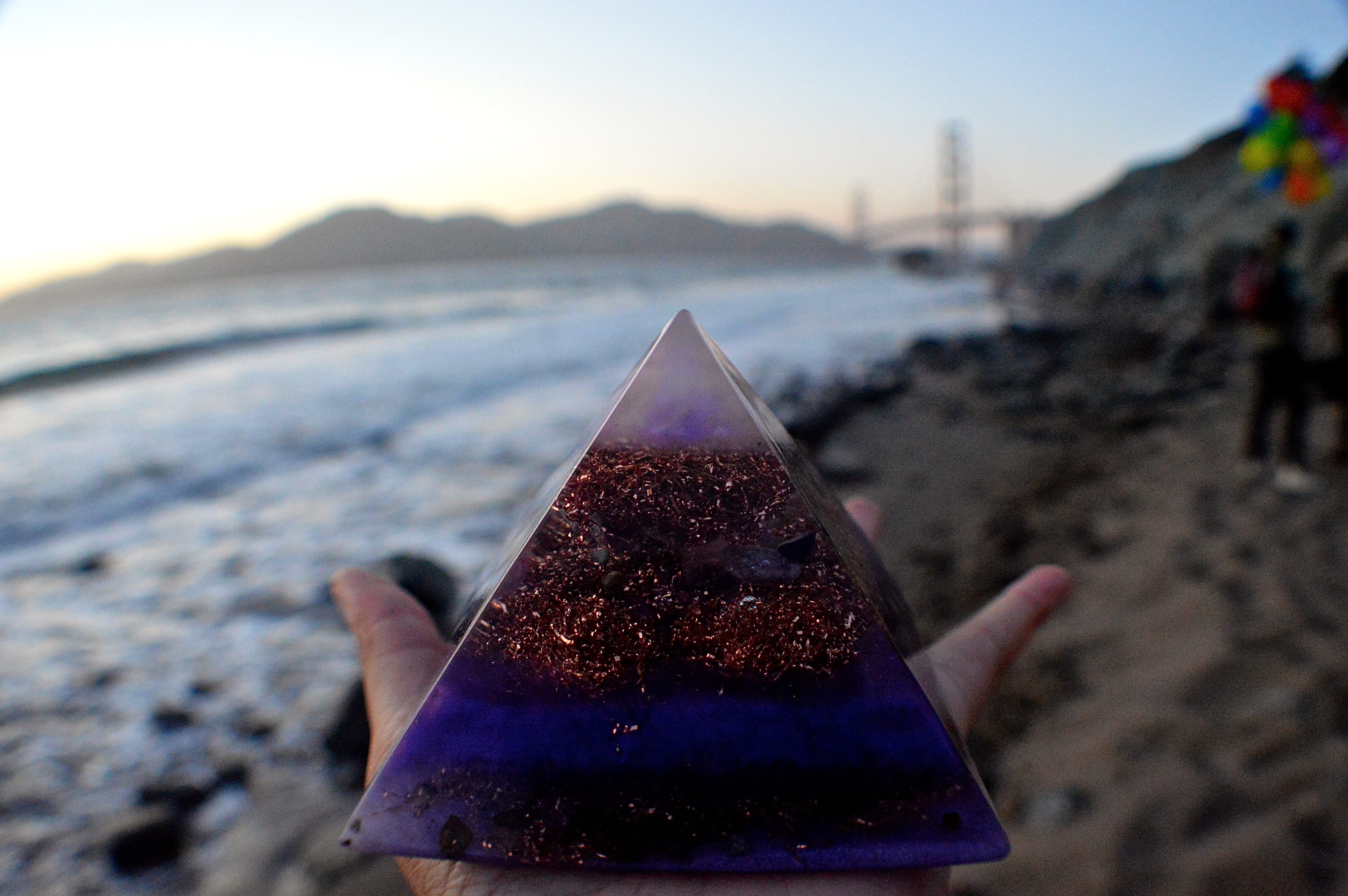 clear sky, sweet, sand, temptation, san francisco, water, one person, close-up, food and drink, focus on foreground, nature, indulgence, day, beach, built structure, HD Wallpaper