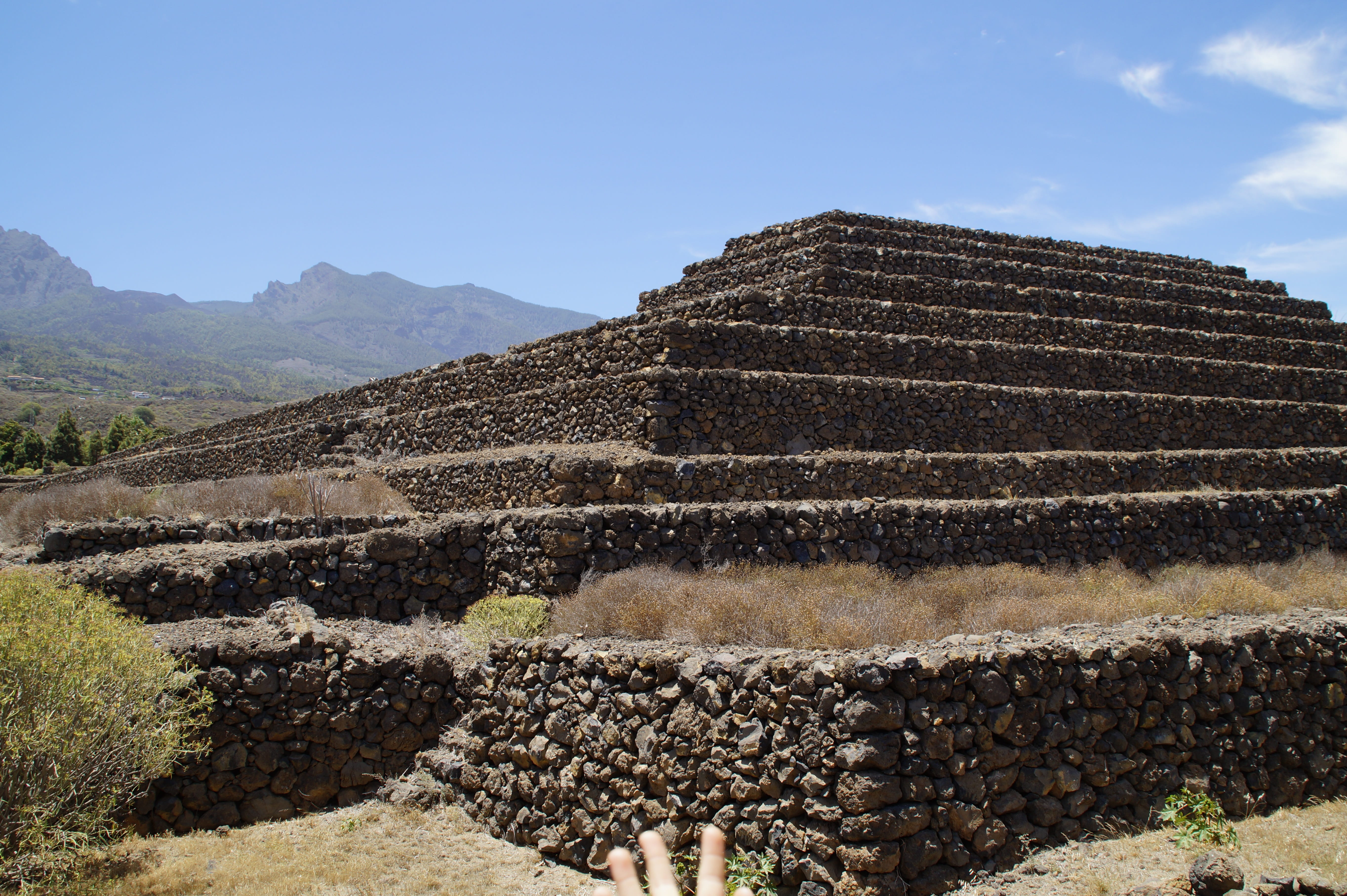 mountain, high culture, nature, ancient, Stair, the past, day, excavation, stair pyramid, historically, stack, history, architecture, solid, old ruin, built structure, HD Wallpaper