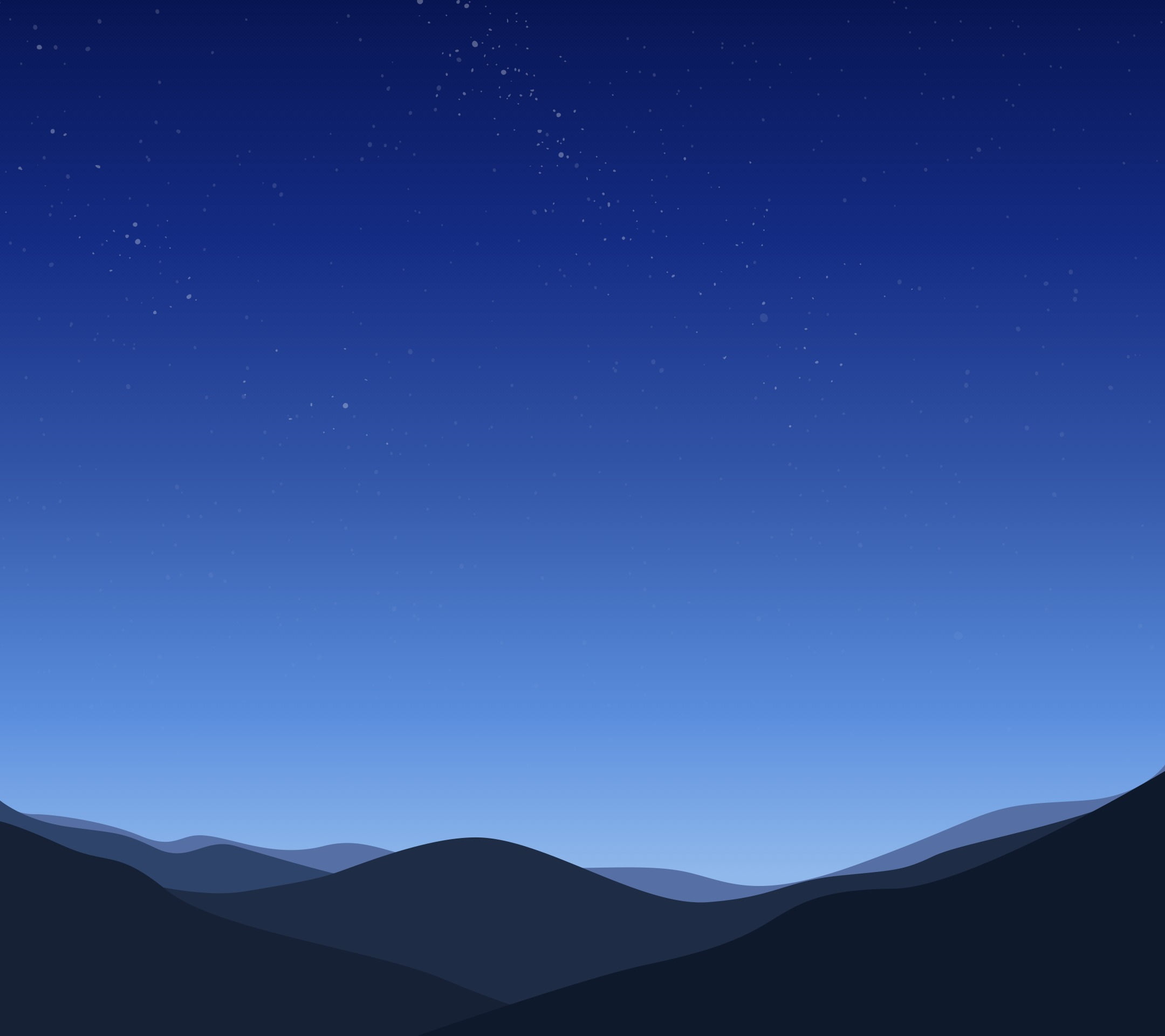 luminosity, space, landscape, astronomy, blue, silhouette, star - space, tranquility, mountains, sky, nature, environment, night, stars, outdoors, mountain peak, HD Wallpaper