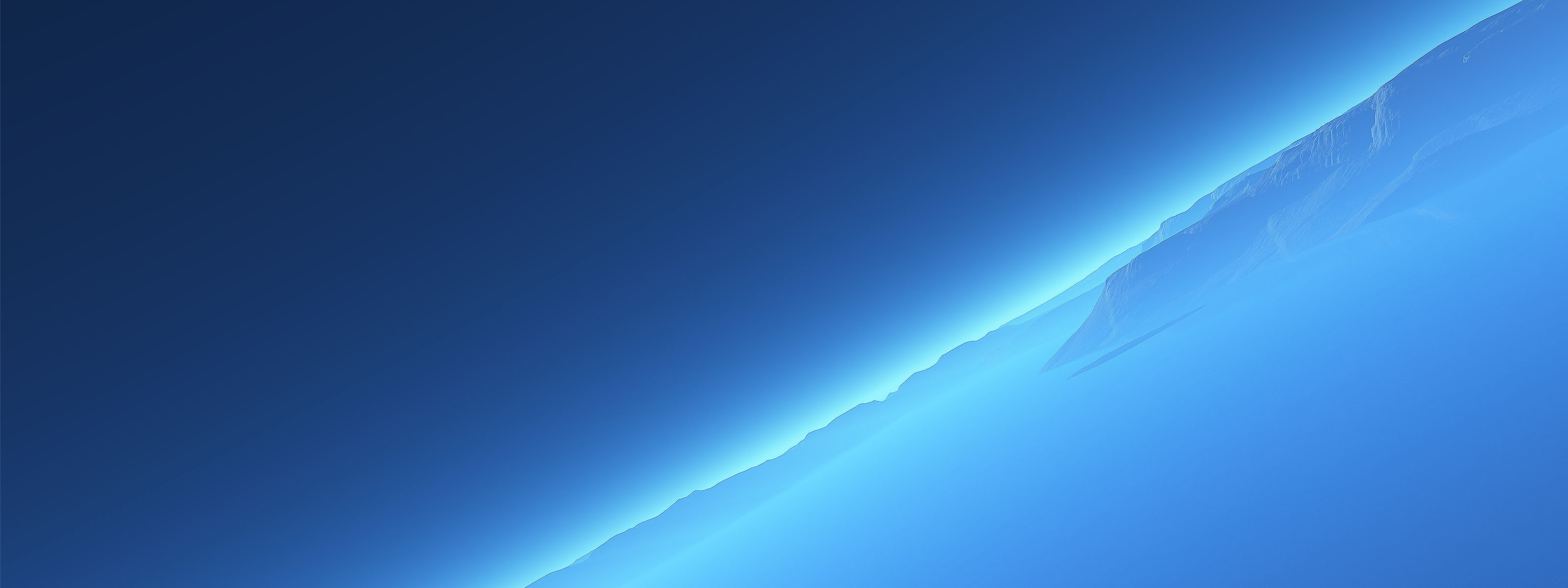 digital art, sky, water, 2K, cold temperature, tranquil scene, shapes, idyllic, scenics - nature, nature, copy space, blue, landscape, snow, low angle view, HD Wallpaper