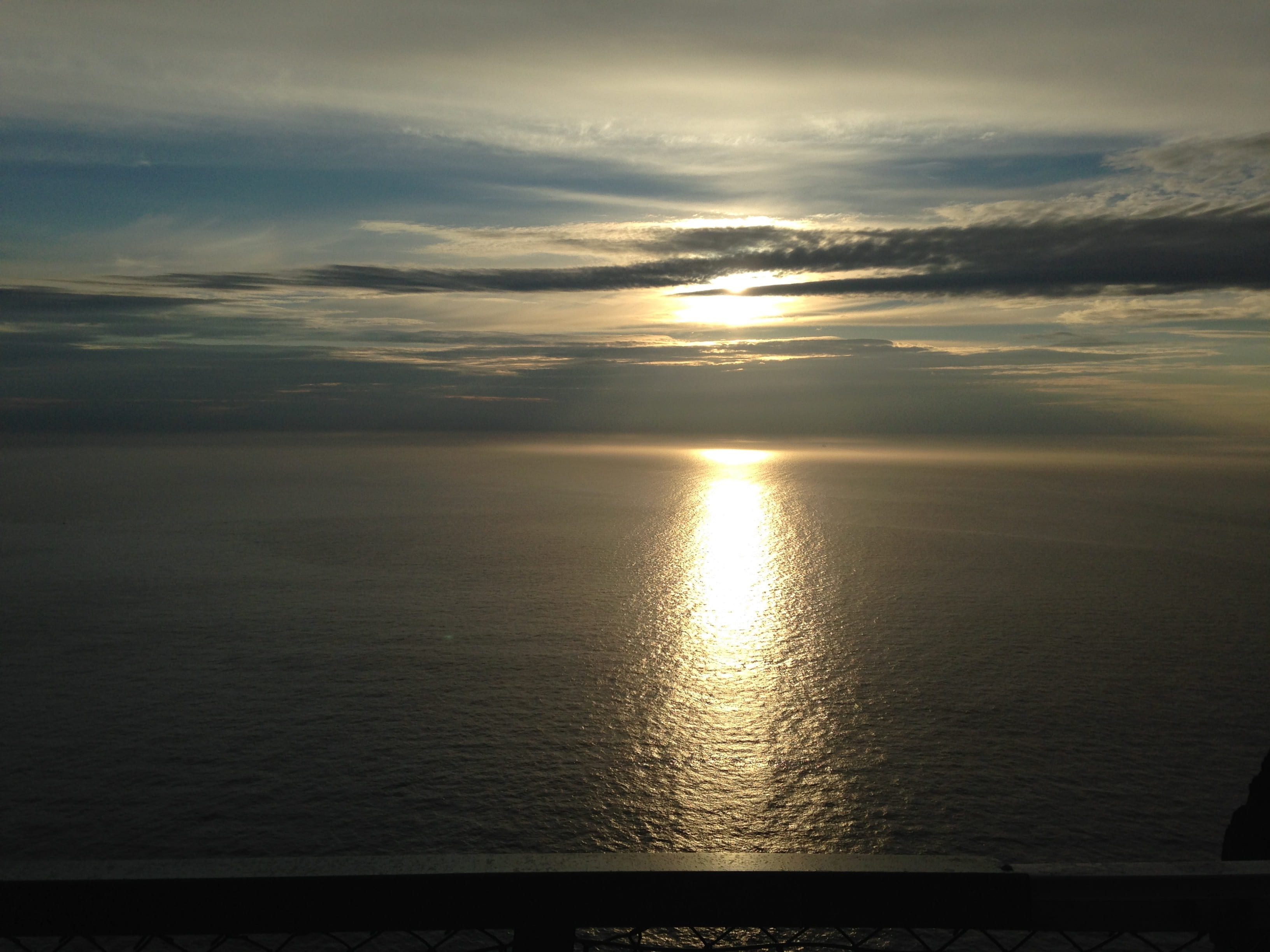 reflection, horizon over water, tranquility, sunlight, scenics - nature, beauty in nature, sea, cloud - sky, horizon, north cape, water, ocean, seascape, HD Wallpaper