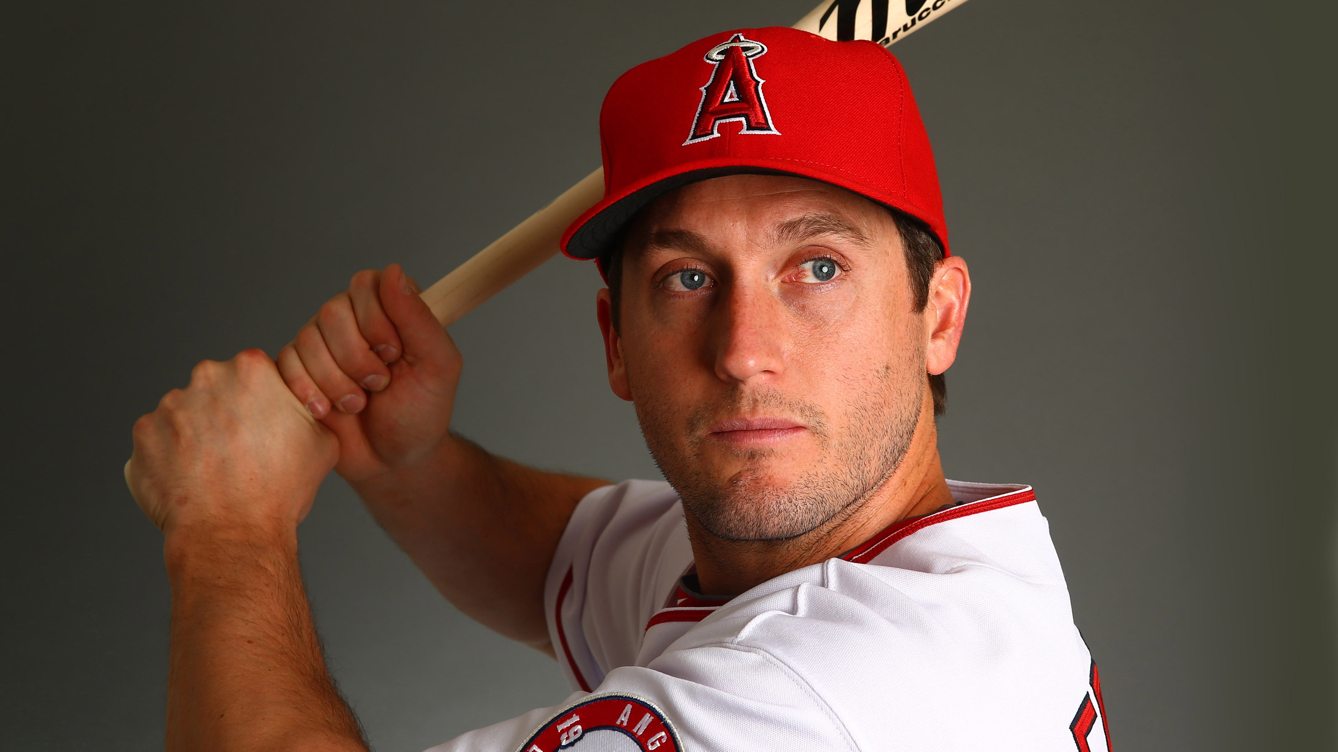 studio Shot, human Face, front view, young Adult, males, red, people, young men, baseball cap, looking At Camera, adult, looking, cap, david freese, 4K, HD Wallpaper