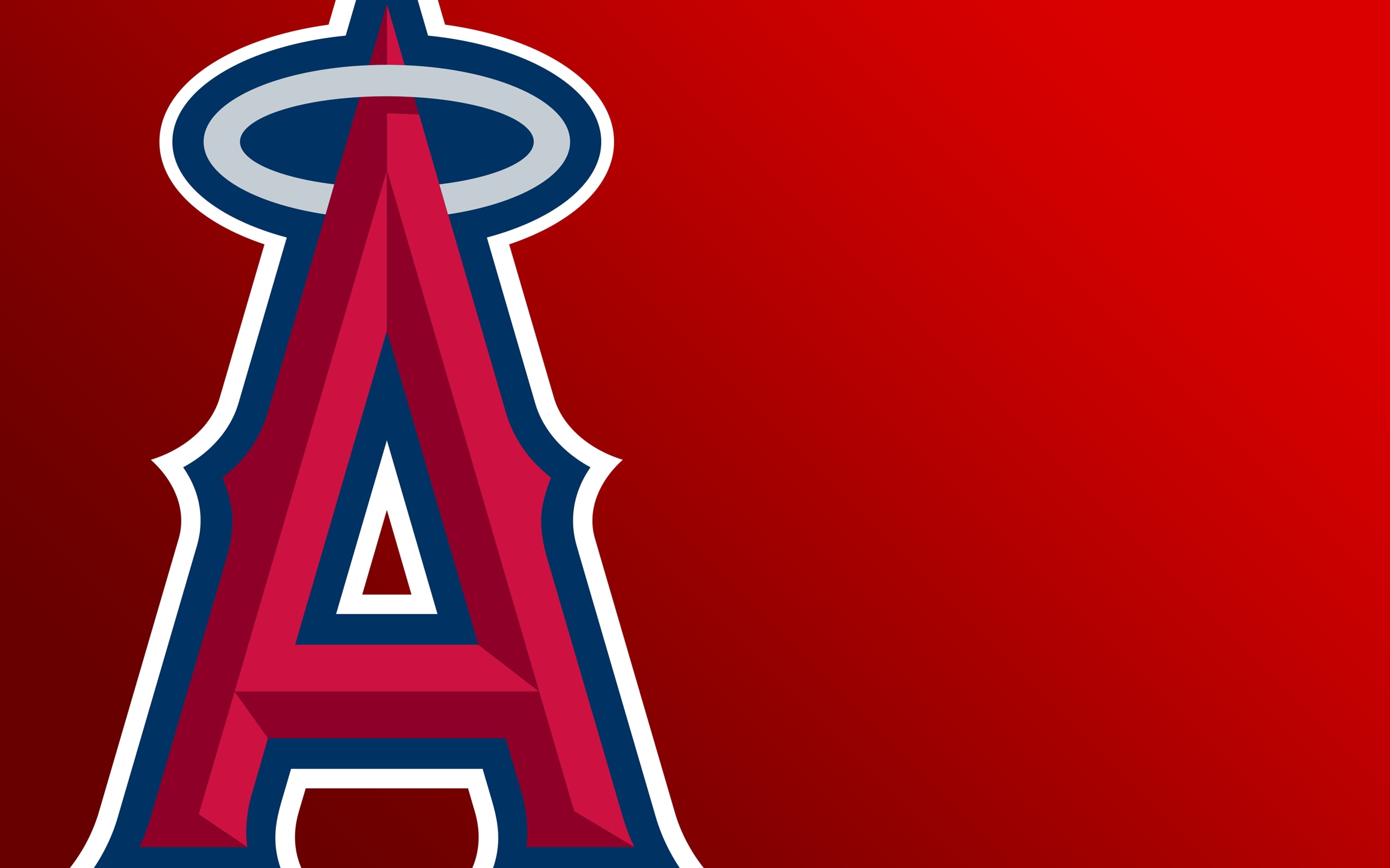 la, mlb, 2K, logos, california, x, red, art, angels, anaheim, baseball, sports, hd, HD Wallpaper