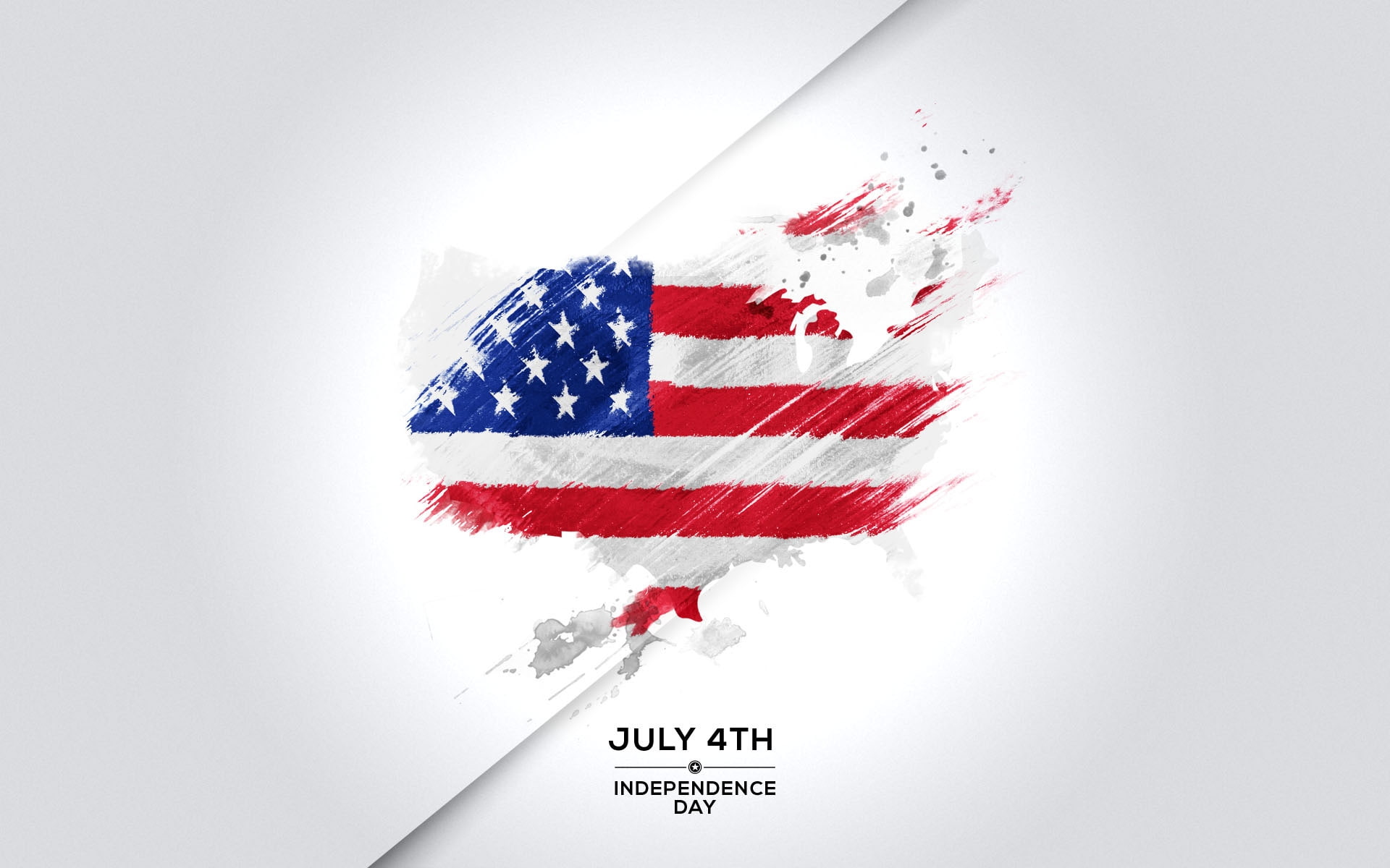 july, minimal, th, july 4th, 1080P, HD Wallpaper