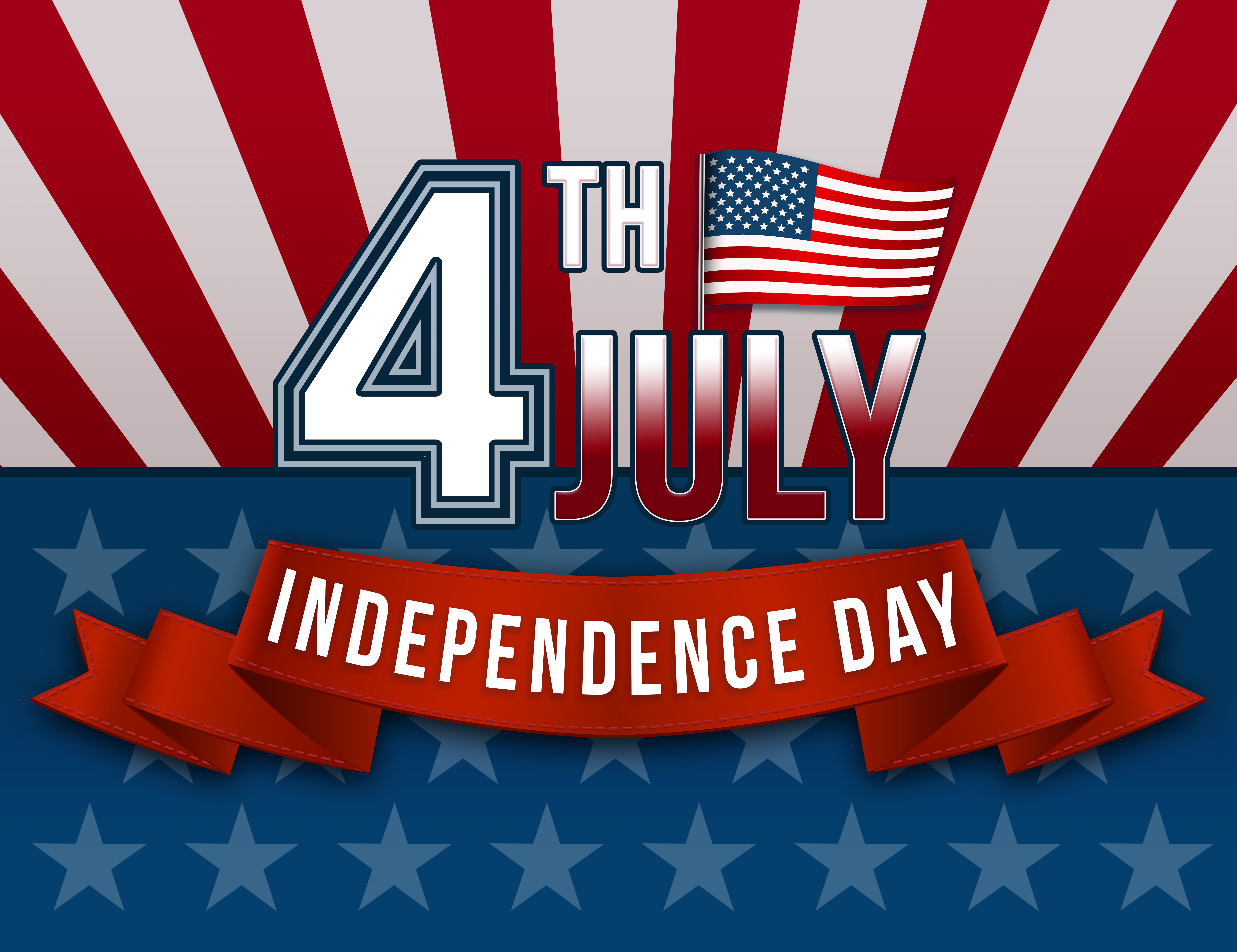 American Flag, Holiday, 4th Of July, 8K, HD Wallpaper