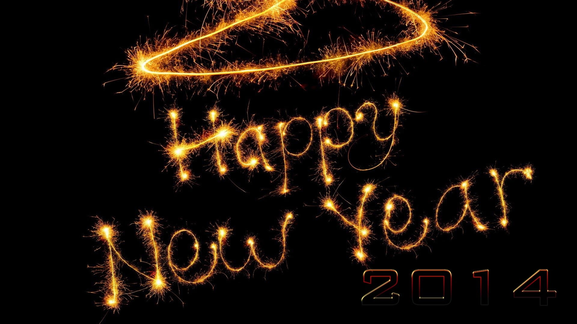 Fireworks, 1080P, Happy, 2014, Year, New, HD Wallpaper