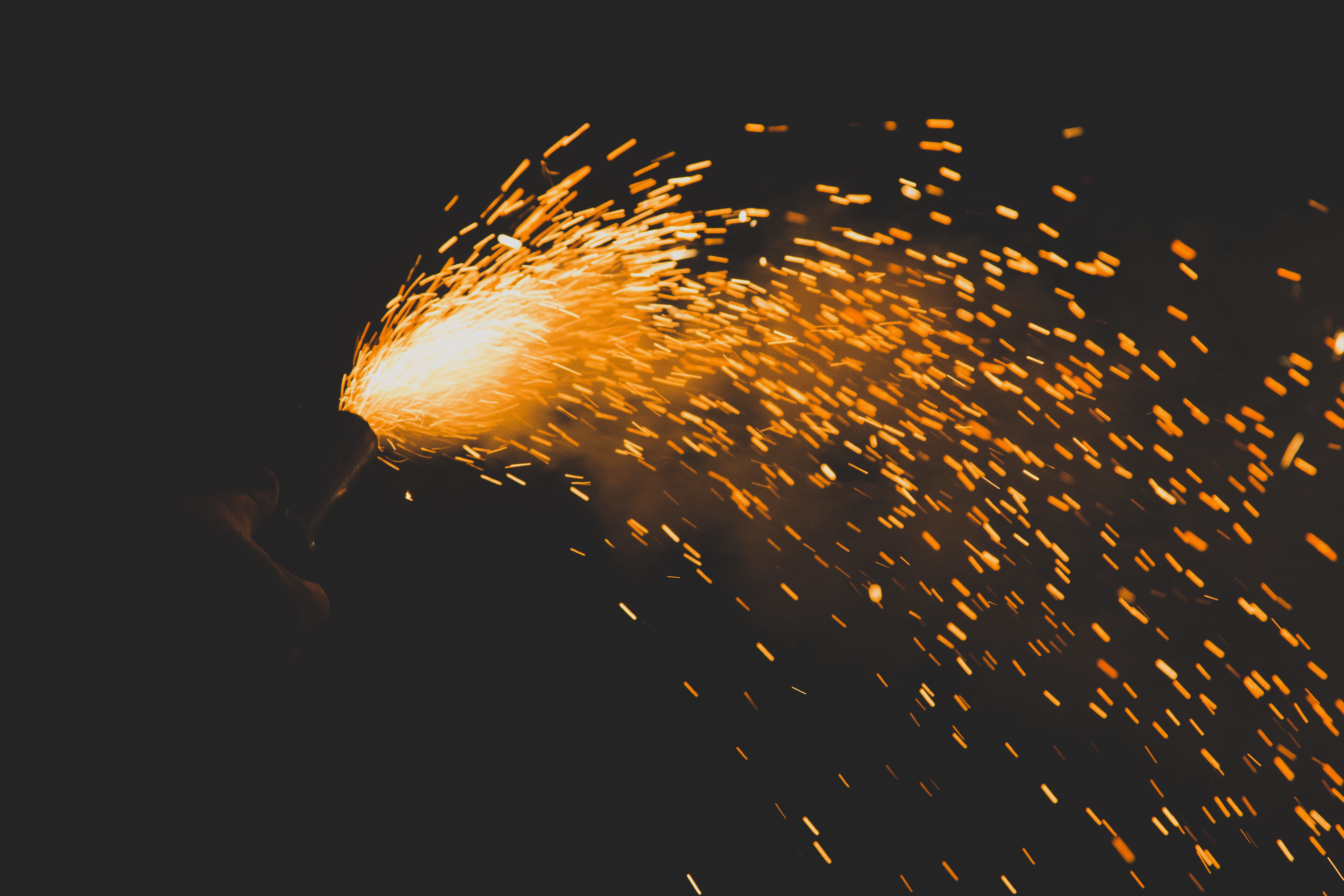 shine, explosive, silvester, warning sign, nature, germany, blurred motion, fire - natural phenomenon, grünwinkel, fire, sparkle, light, exploding, firework, HD Wallpaper