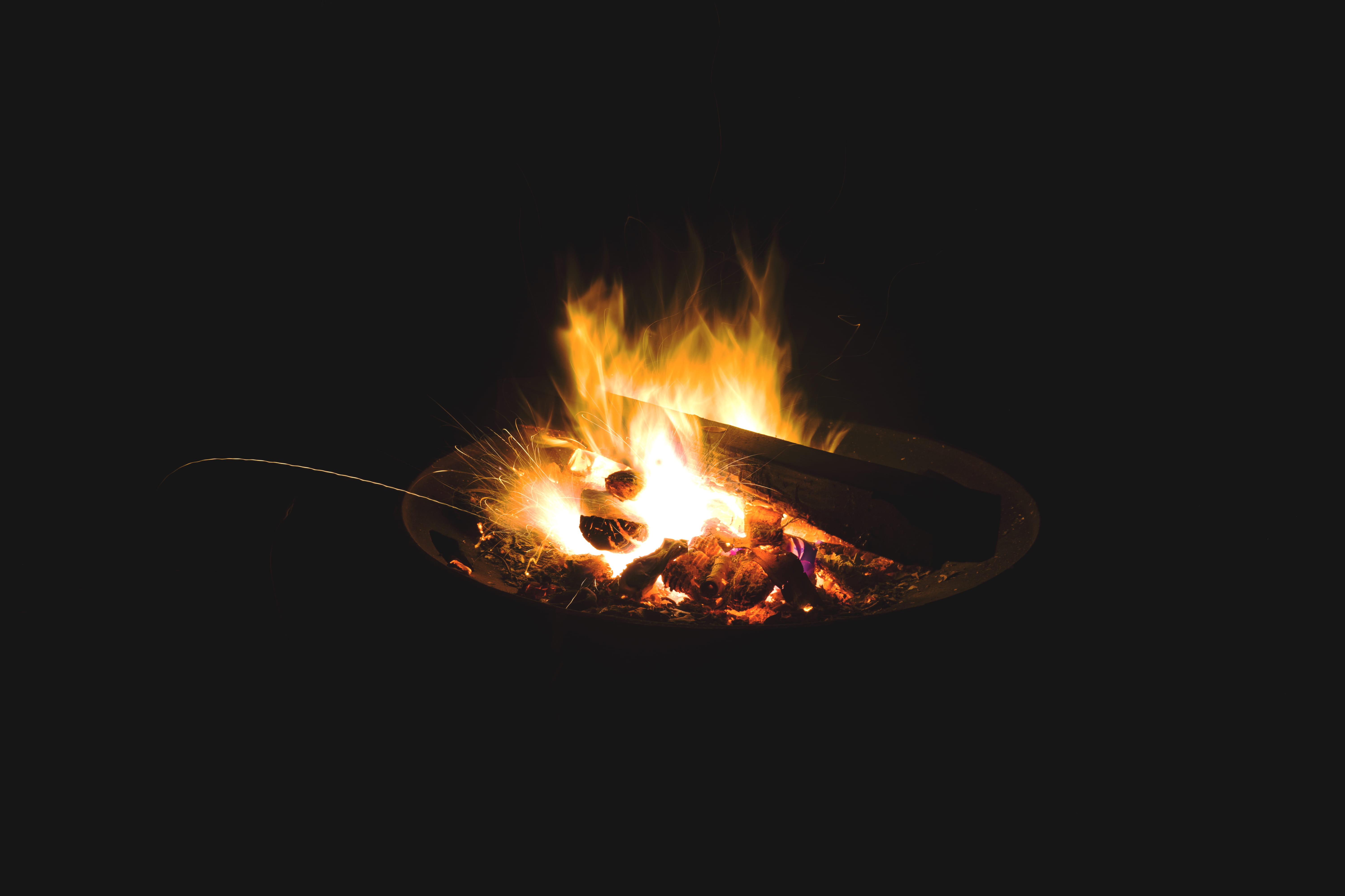 fire - natural phenomenon, close-up, copy space, silvester, wood - material, 5K, glowing, fireplace, log, flame, burning, nature, fire, place, light, no people, HD Wallpaper