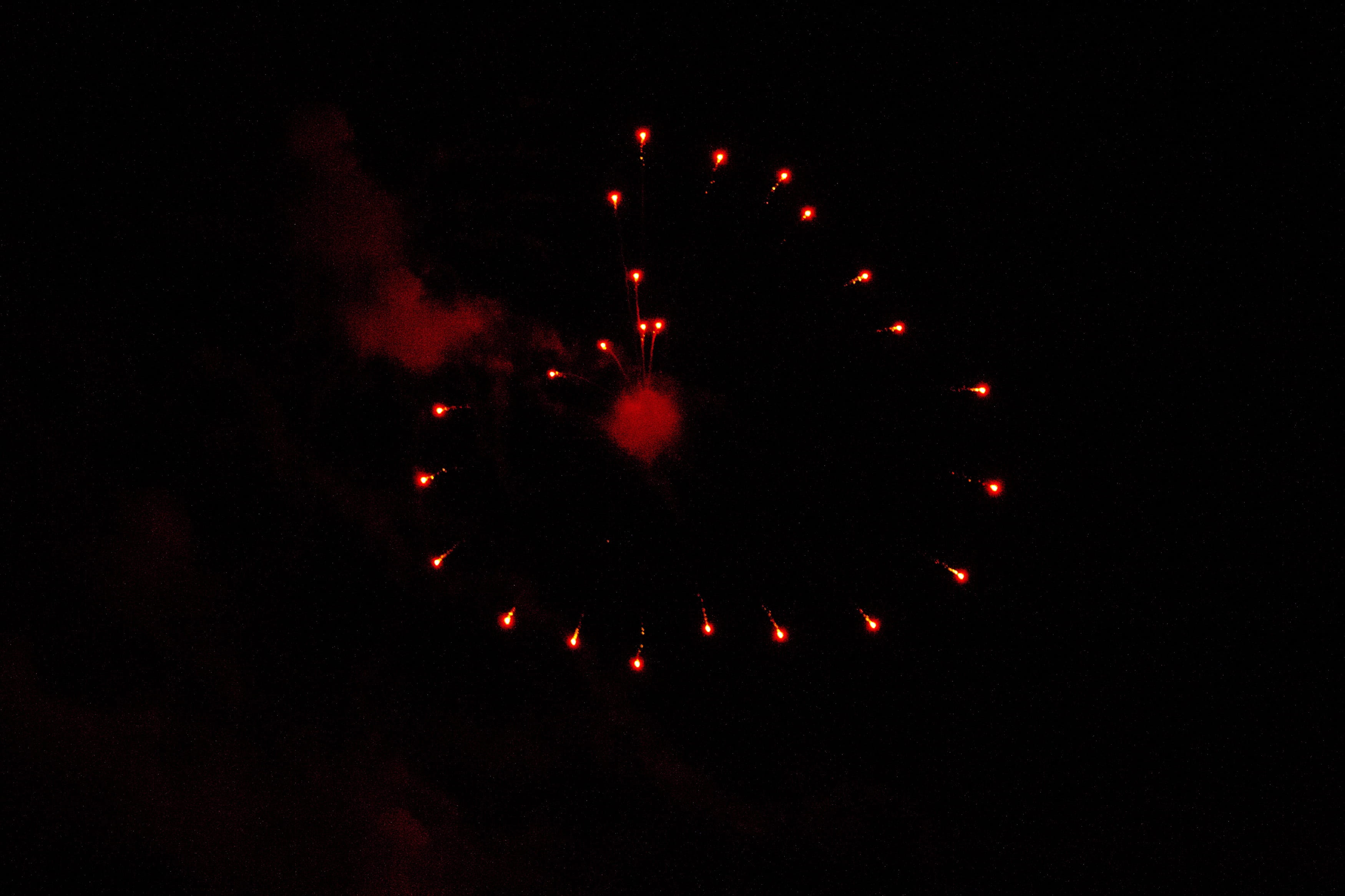 no people, dark, celebration, illuminated, light - natural phenomenon, burning, sky, outdoors, glowing, heart, abstract, 2K, astronomy, silvester, firework, HD Wallpaper