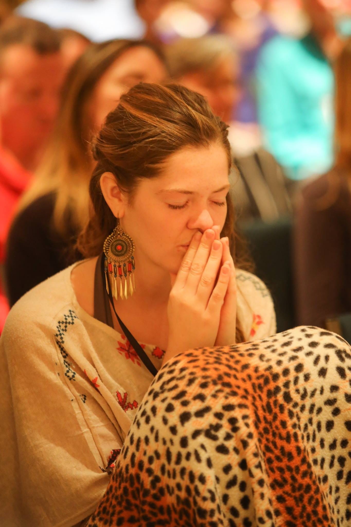 looking, young adult, one animal, waist up, mid adult, prayer, focus on foreground, meditation, headshot, mid adult women, real people, adult, one person, Phone HD Wallpaper