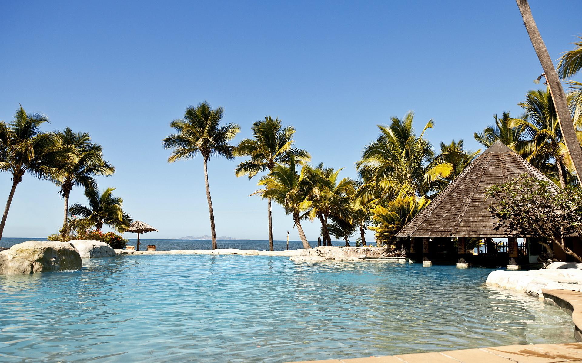 fiji, nature, islands, 1080P, beach, paradise, HD Wallpaper