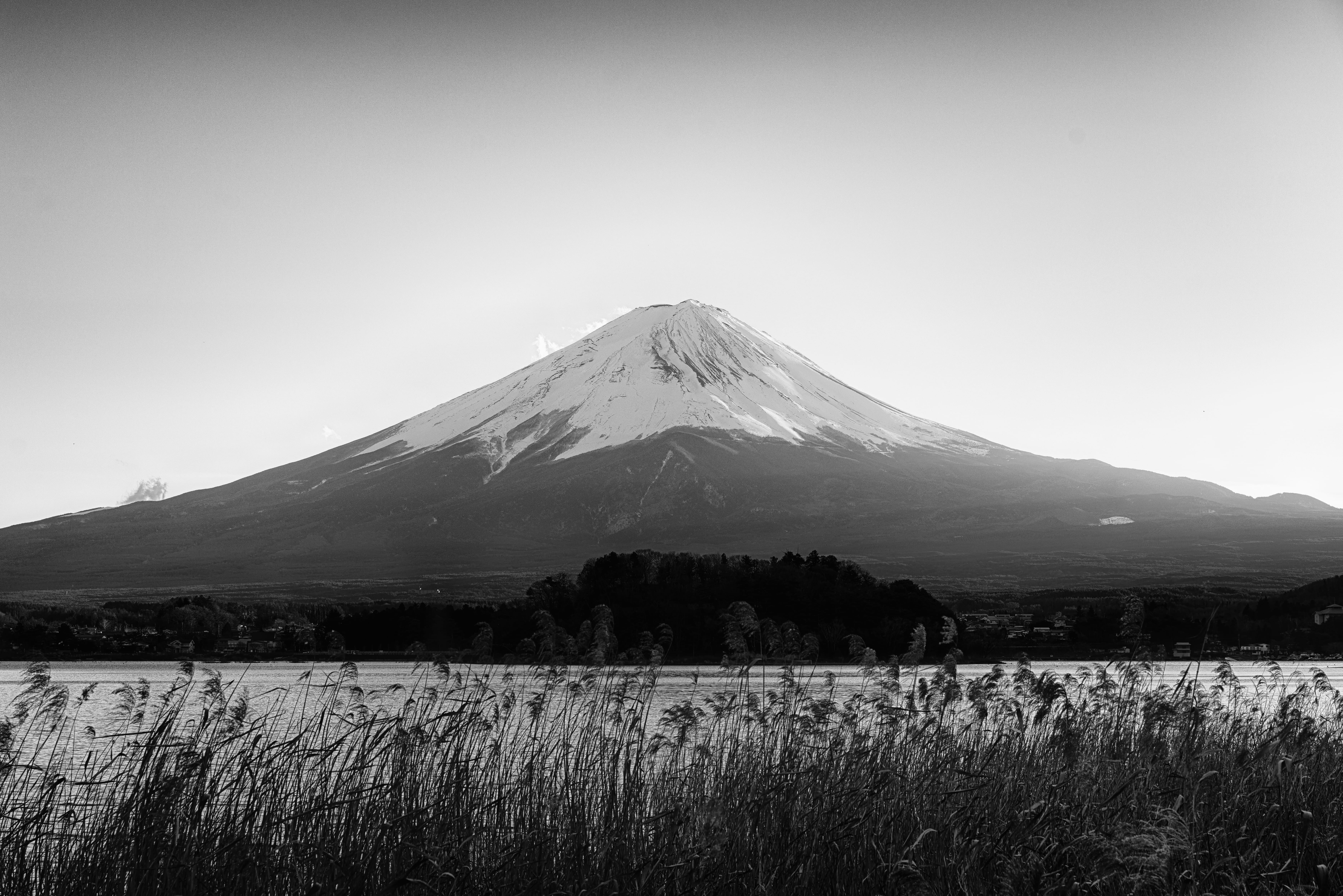 wilderness, fiji, landscape, day, tent, non-urban scene, outdoors, 5K, snowcapped mountain, no people, grass, mountain peak, plant, black and white, environment, HD Wallpaper