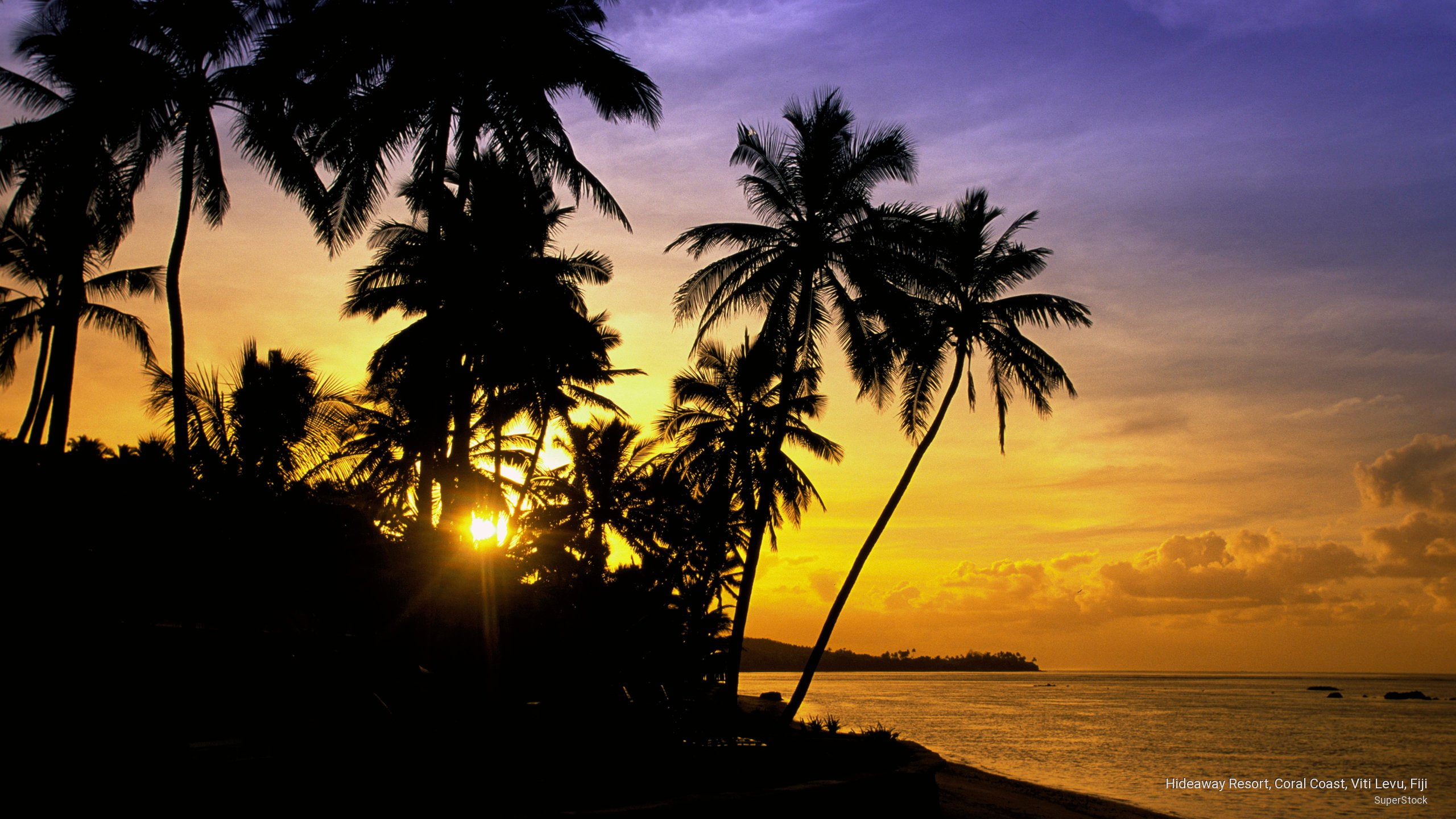 levu, coast, hideaway, viti, fiji, Sunrises/Sunsets, coral, 2K, resort, HD Wallpaper