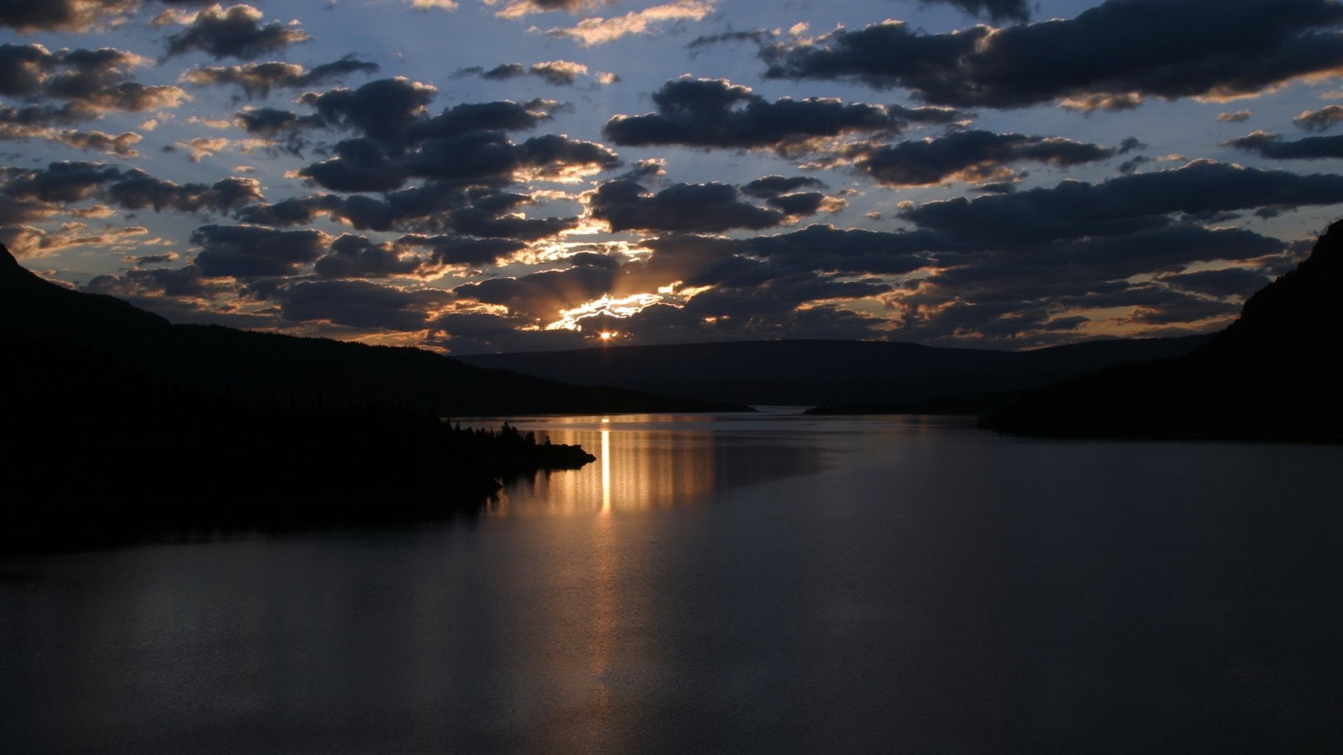 Saint Mary Lake, 1080P, Earth, HD Wallpaper